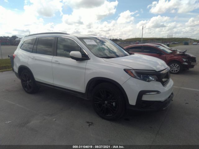 honda pilot 2021 5fnyf5h22mb045419