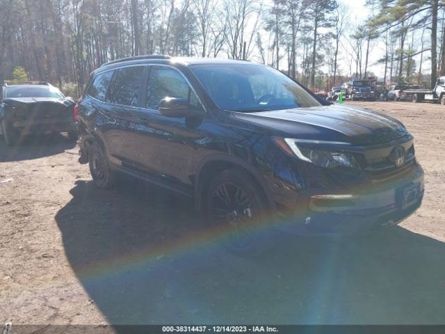 honda pilot 2022 5fnyf5h22nb011966