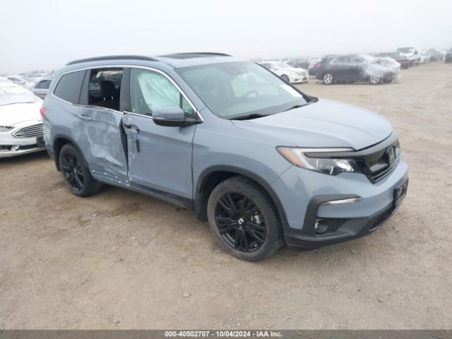 honda pilot 2022 5fnyf5h26nb027118