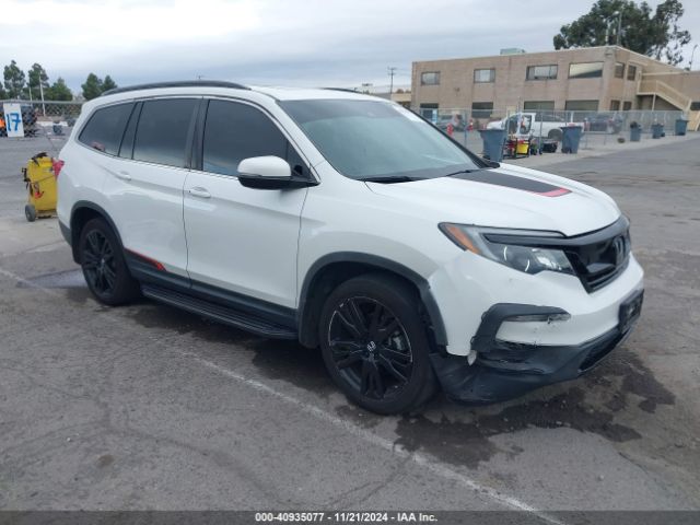 honda pilot 2021 5fnyf5h27mb016028