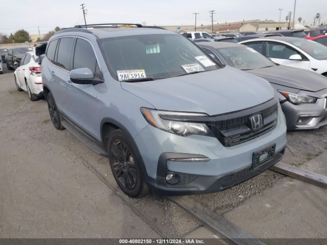 honda pilot 2022 5fnyf5h28nb018078