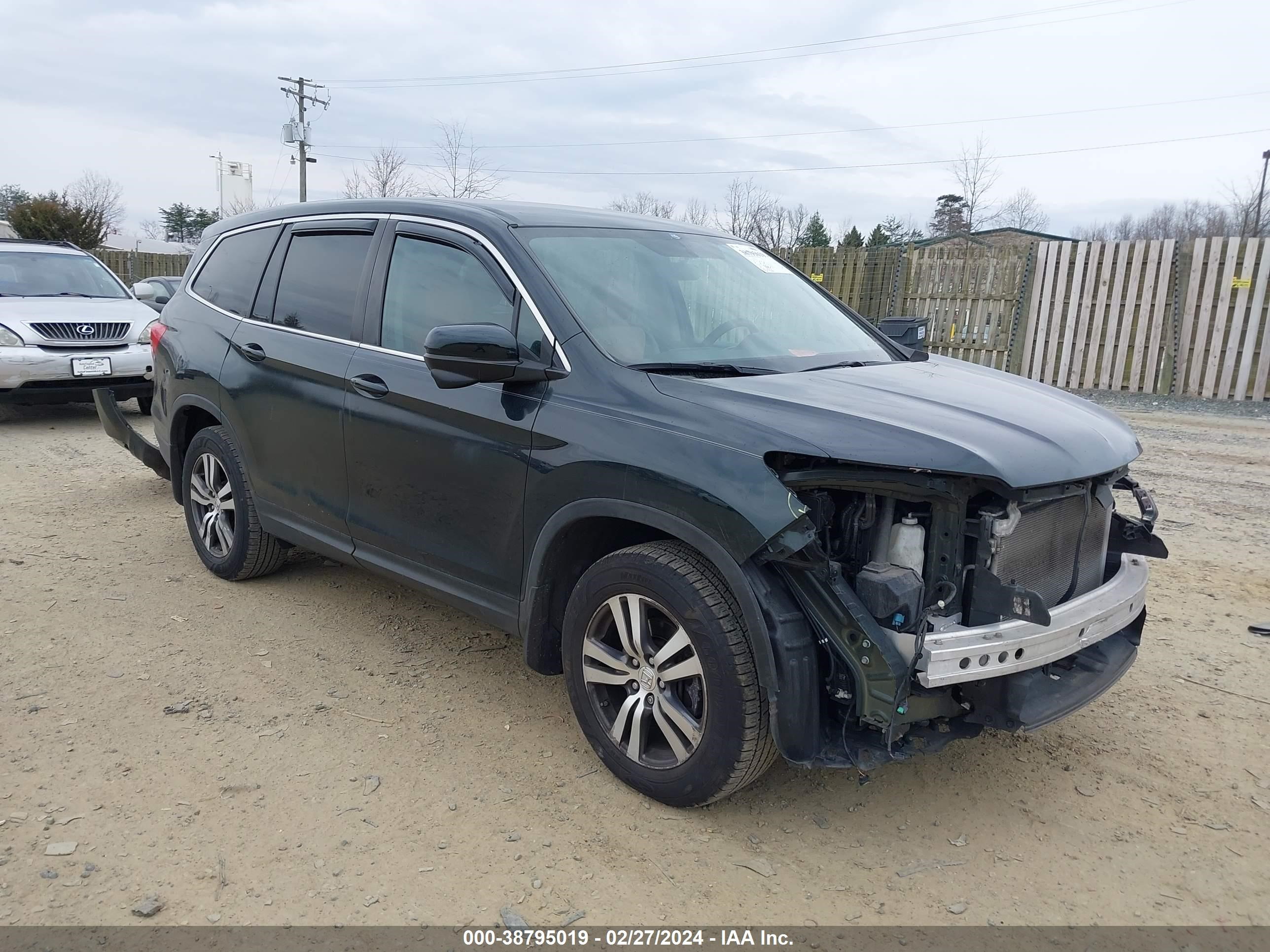 honda pilot 2016 5fnyf5h30gb013873