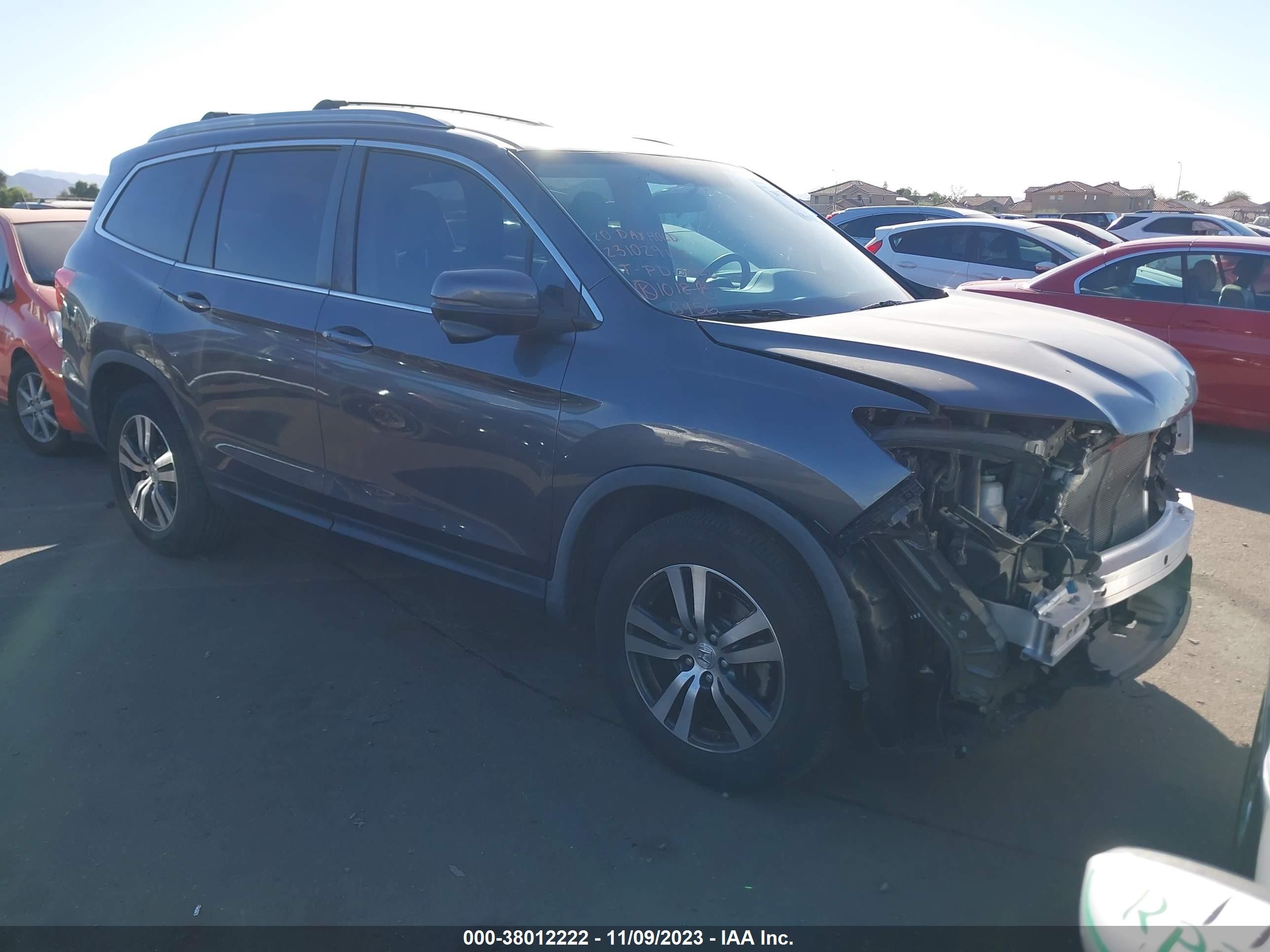 honda pilot 2017 5fnyf5h30hb006956