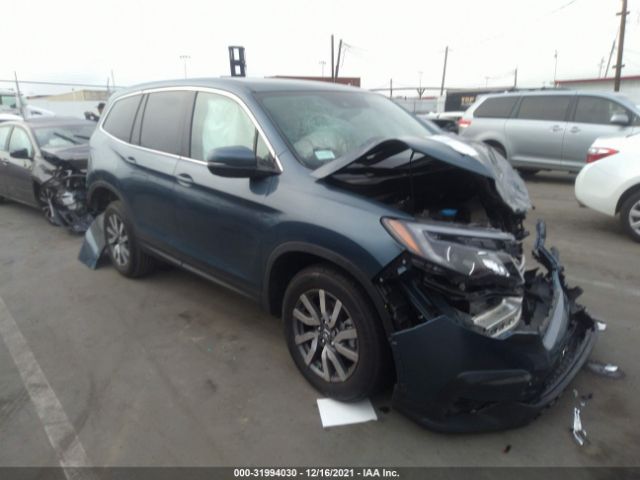 honda pilot 2021 5fnyf5h37mb008018