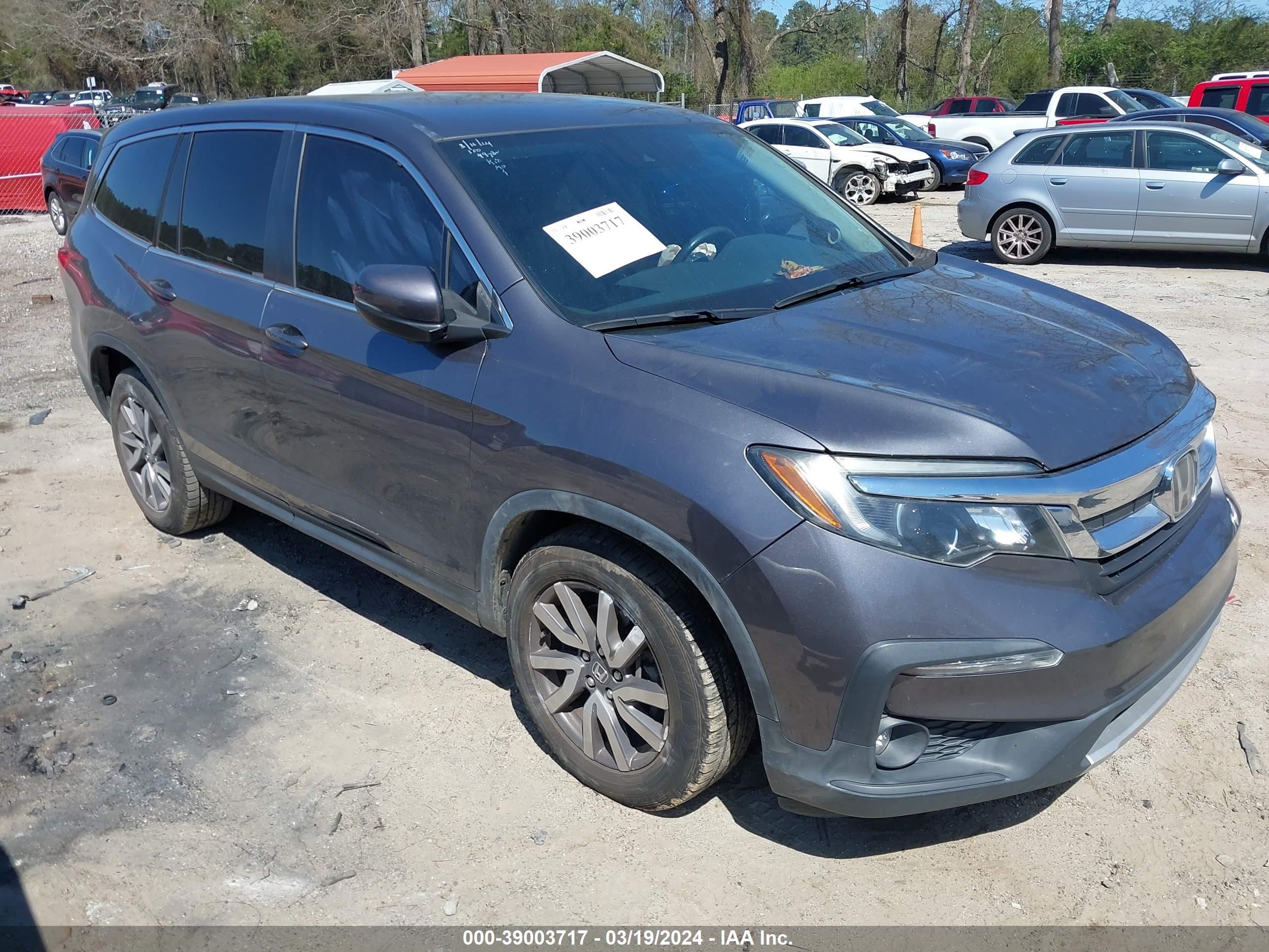 honda pilot 2019 5fnyf5h38kb014973