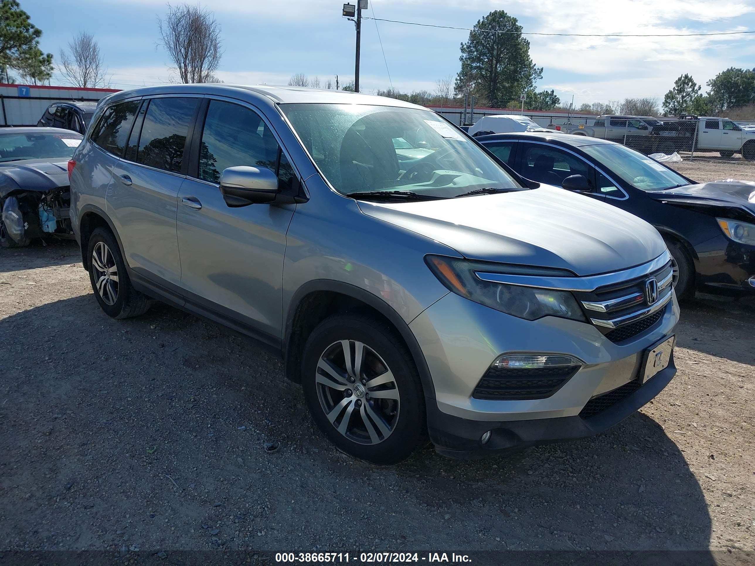 honda pilot 2017 5fnyf5h50hb027601