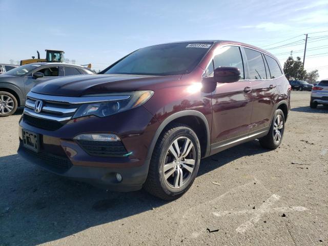 honda pilot exl 2016 5fnyf5h59gb057727