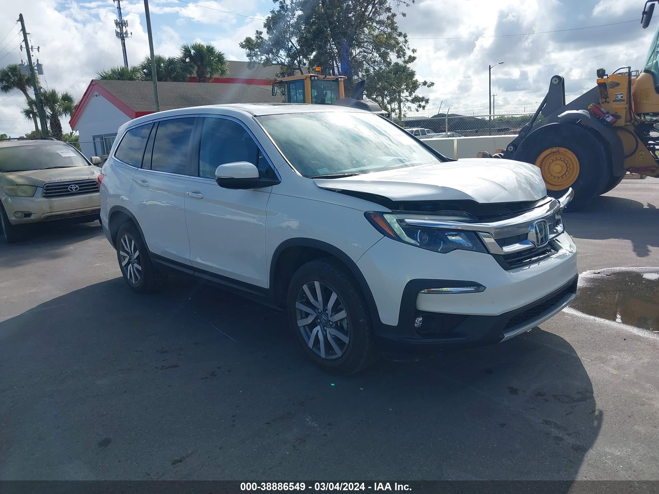 honda pilot 2019 5fnyf5h5xkb023885