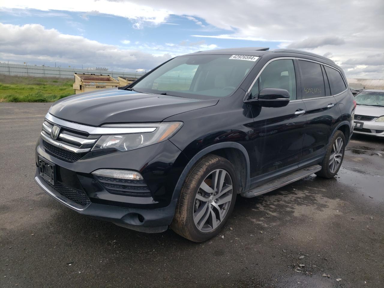 honda pilot 2016 5fnyf5h95gb045125