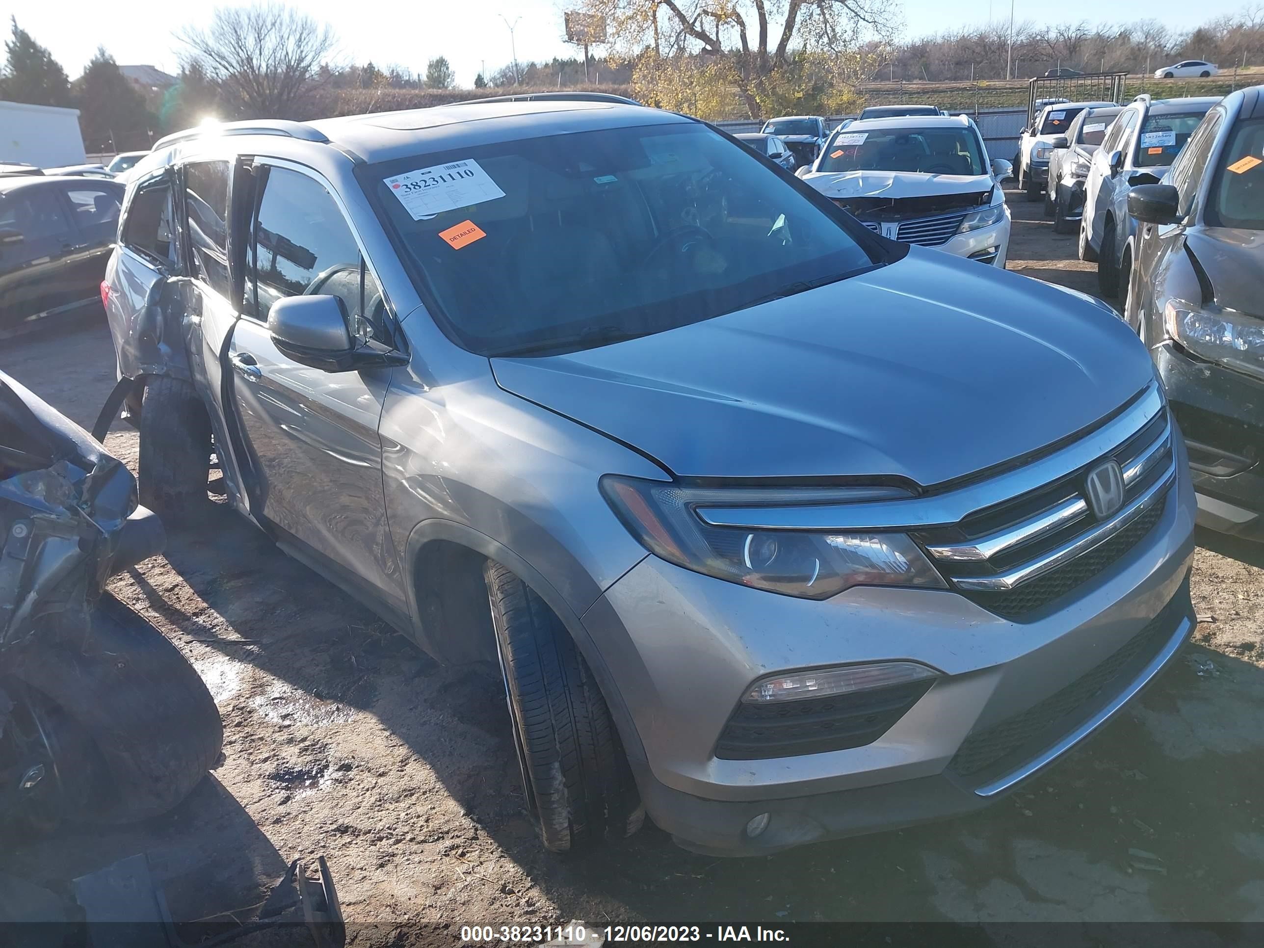 honda pilot 2016 5fnyf6h05gb050624