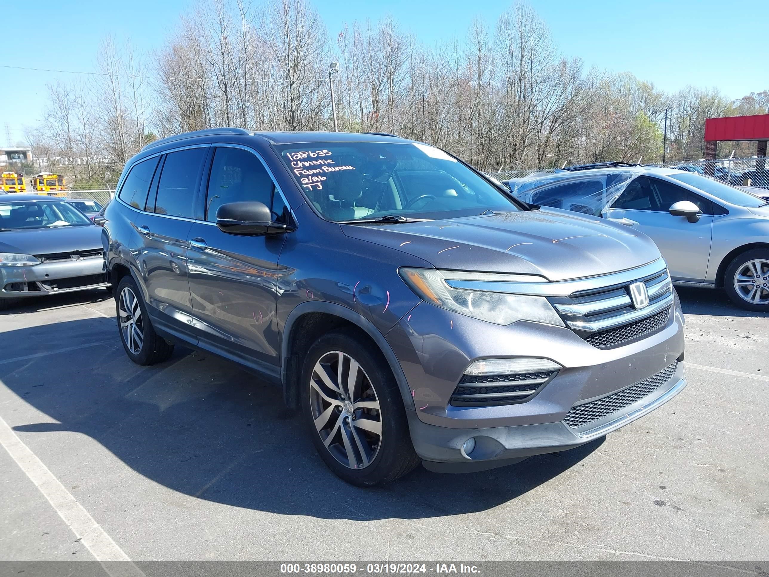 honda pilot 2016 5fnyf6h09gb018162