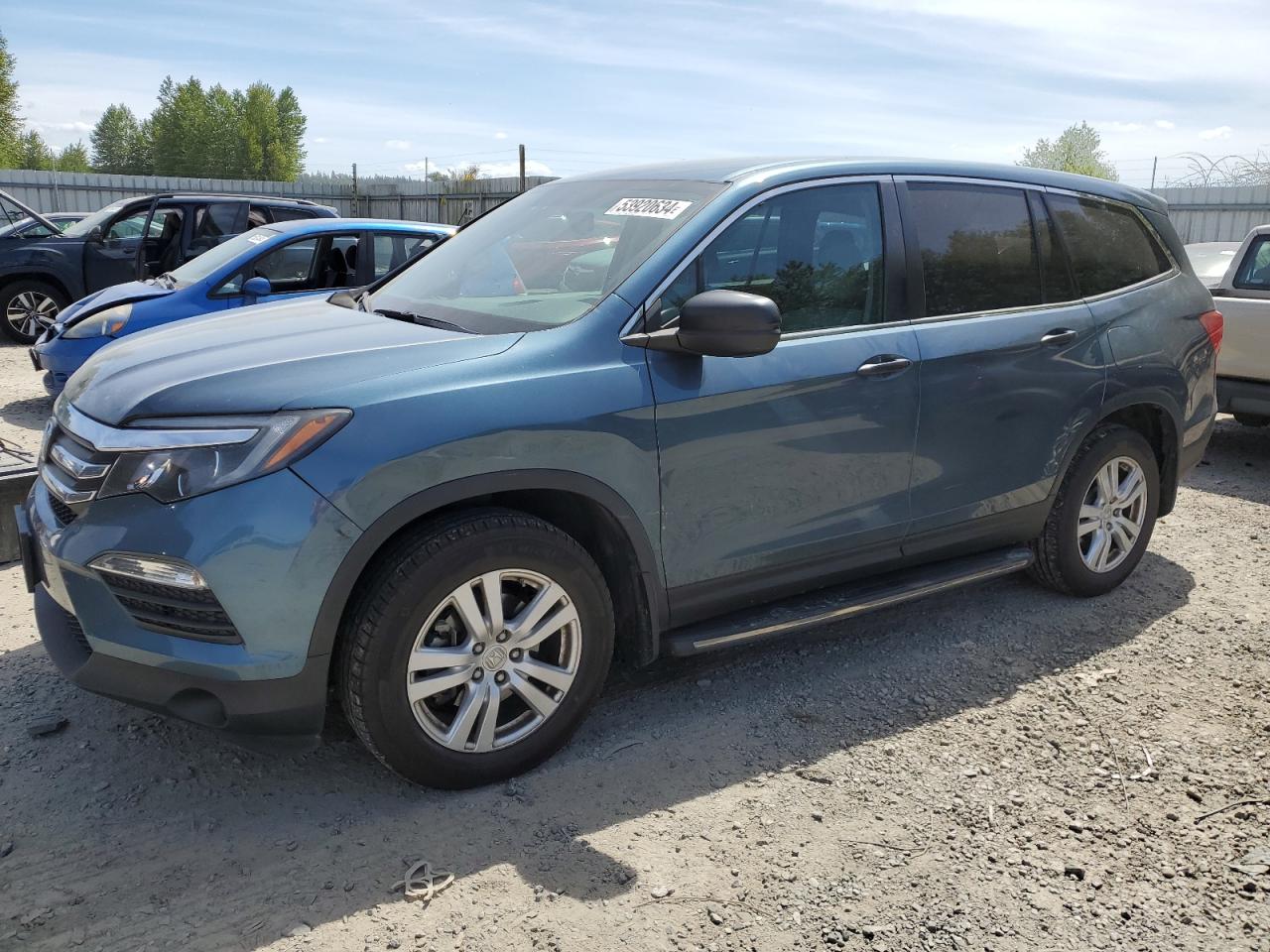 honda pilot 2016 5fnyf6h12gb041288