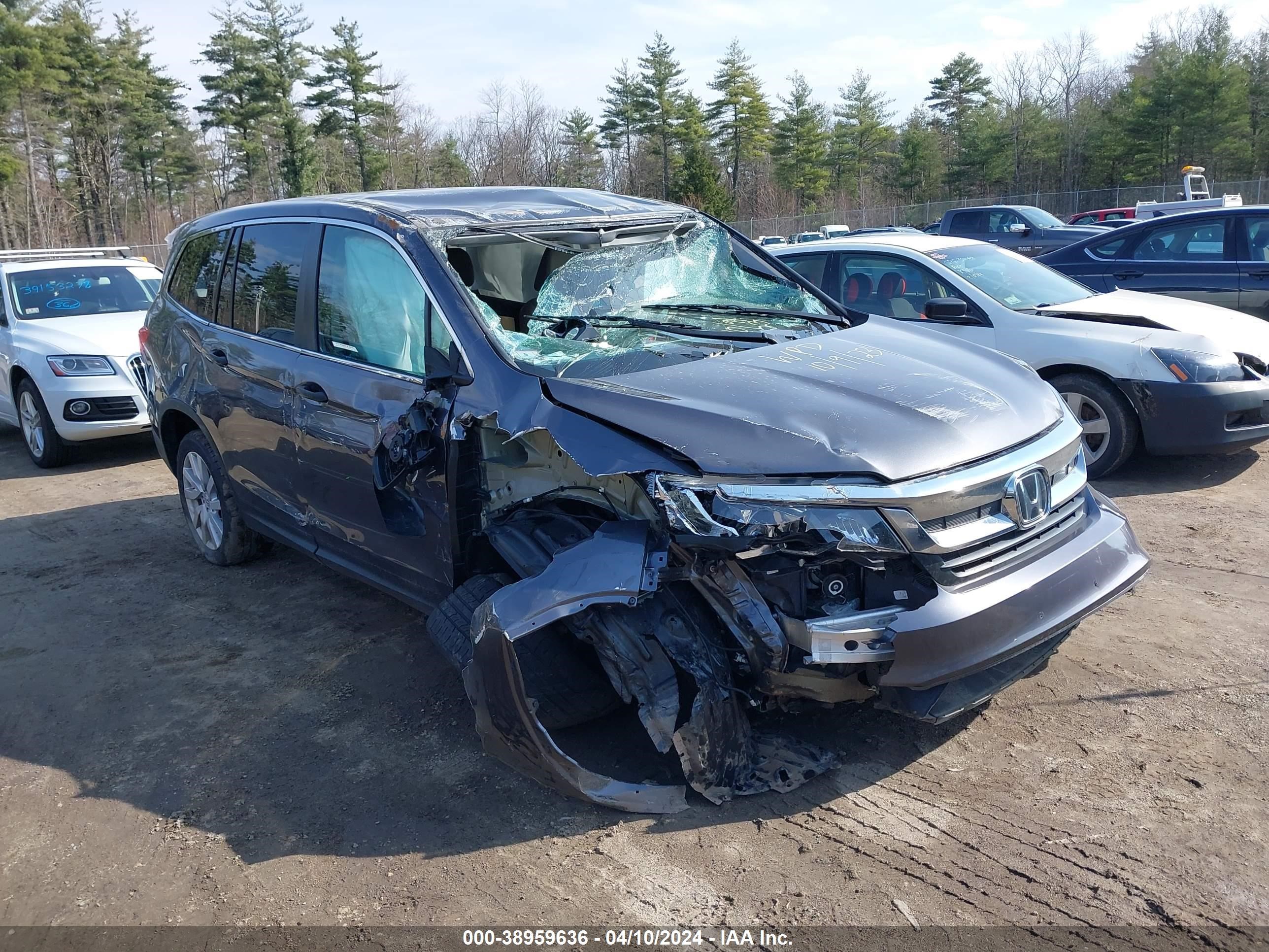 honda pilot 2019 5fnyf6h1xkb050541