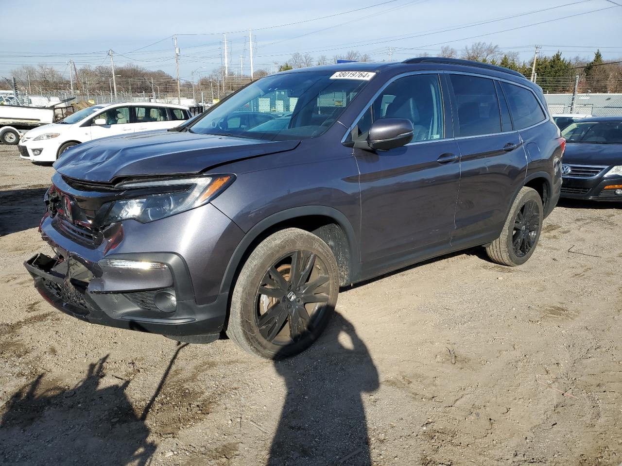 honda pilot 2021 5fnyf6h20mb073001