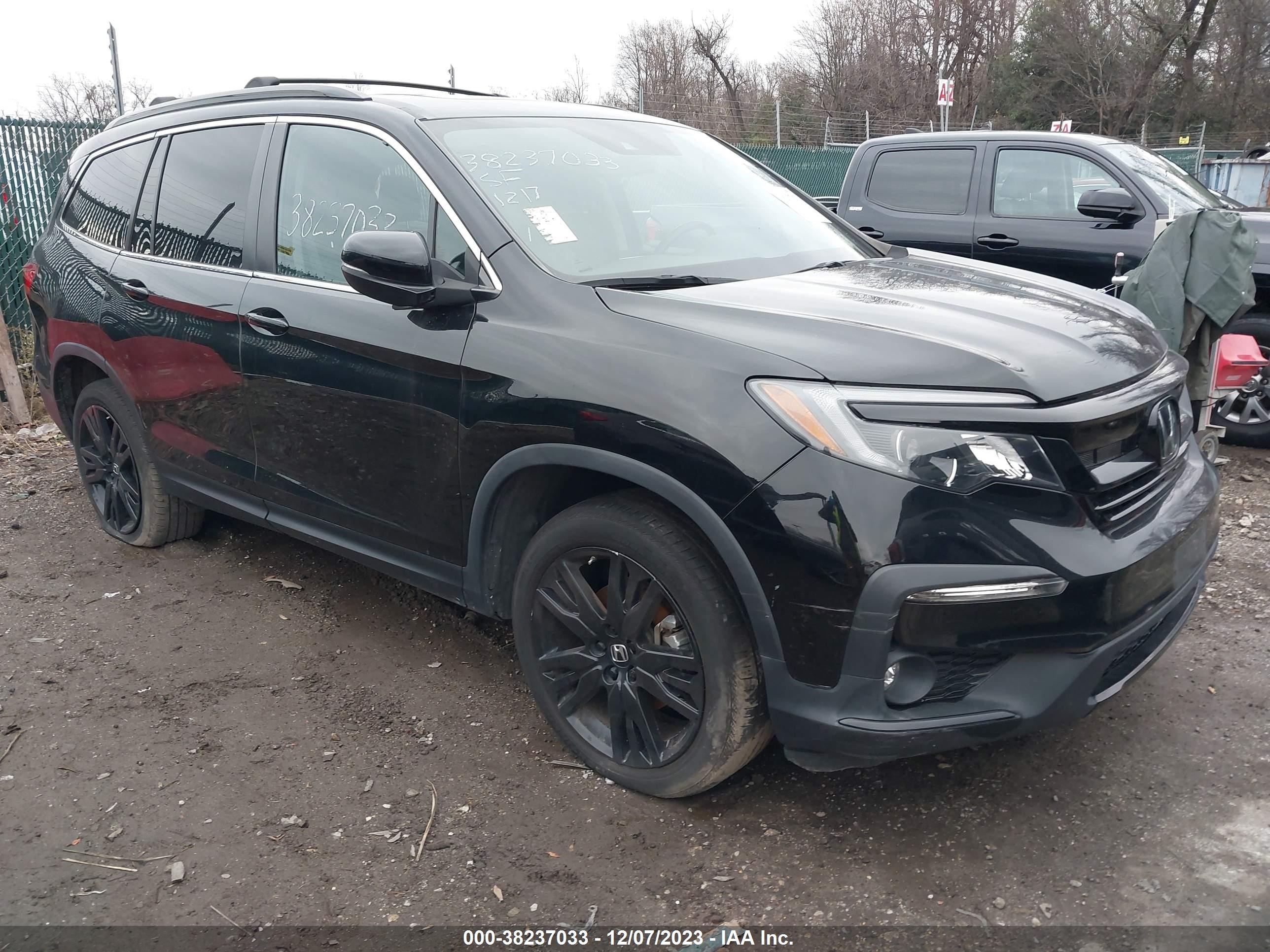 honda pilot 2021 5fnyf6h21mb057132