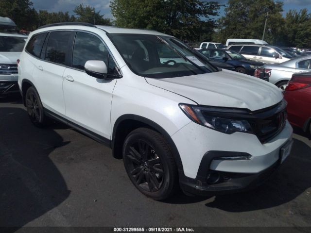 honda pilot 2021 5fnyf6h21mb102697