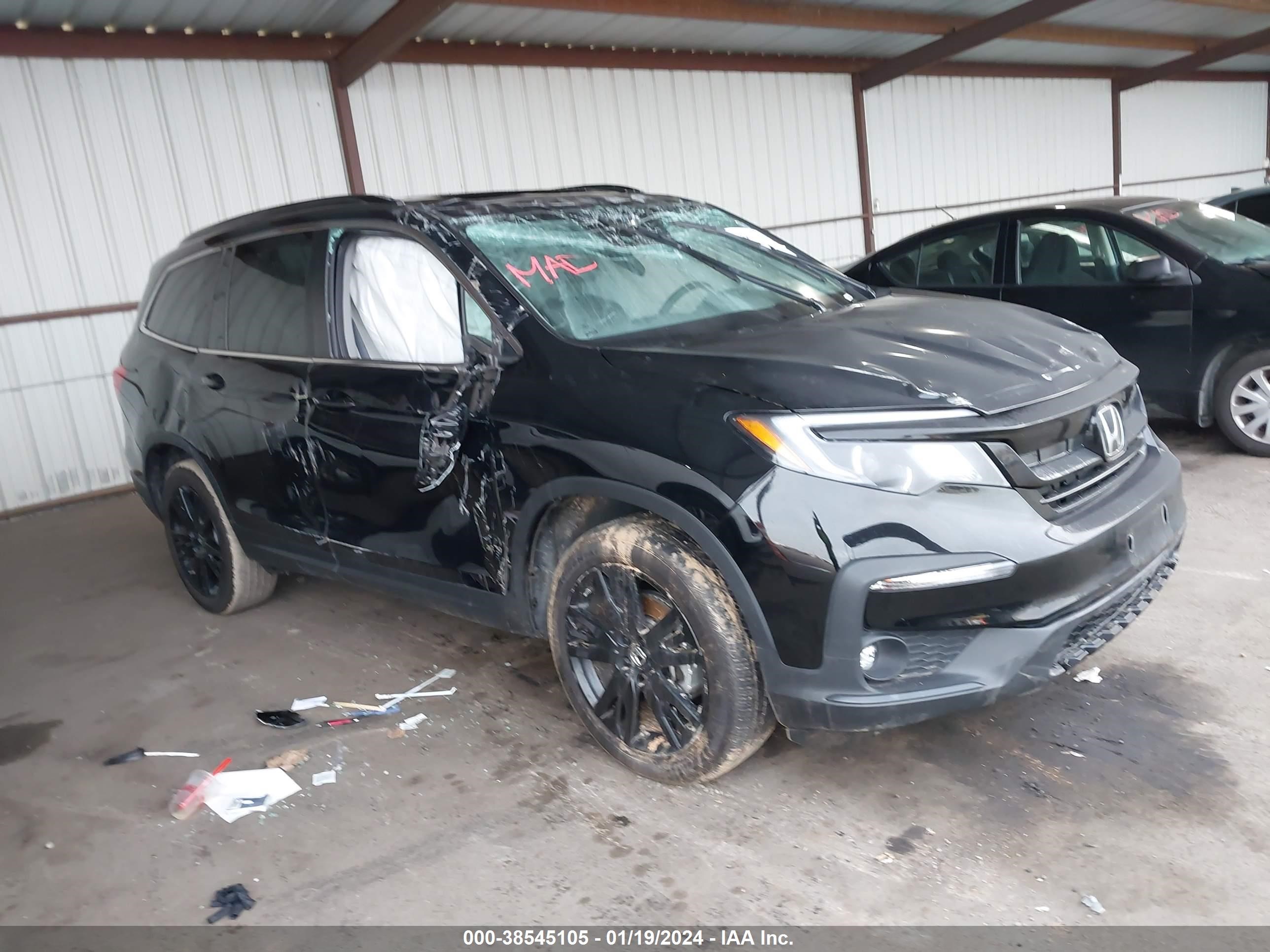 honda pilot 2021 5fnyf6h26mb085038