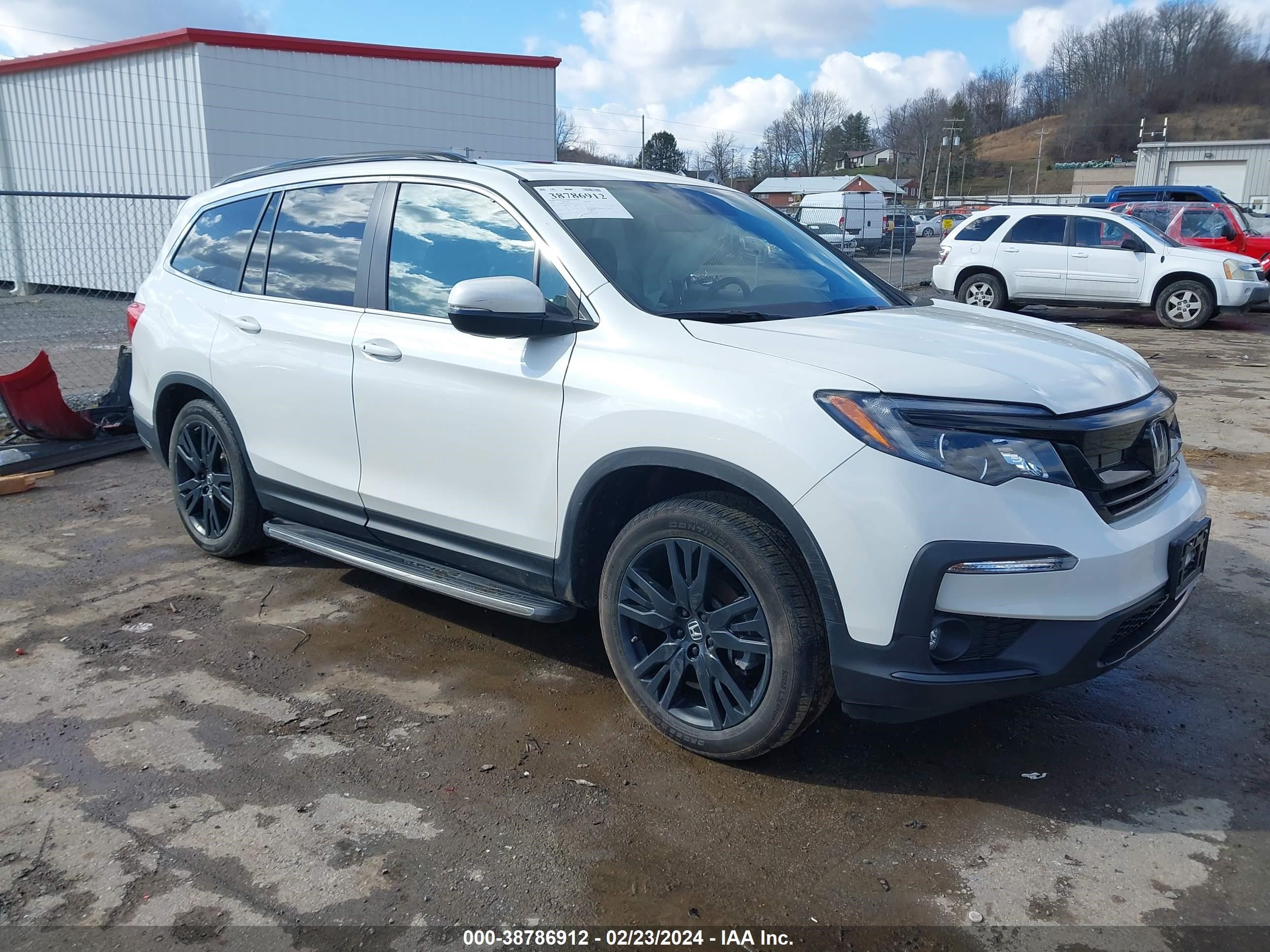 honda pilot 2021 5fnyf6h2xmb036487