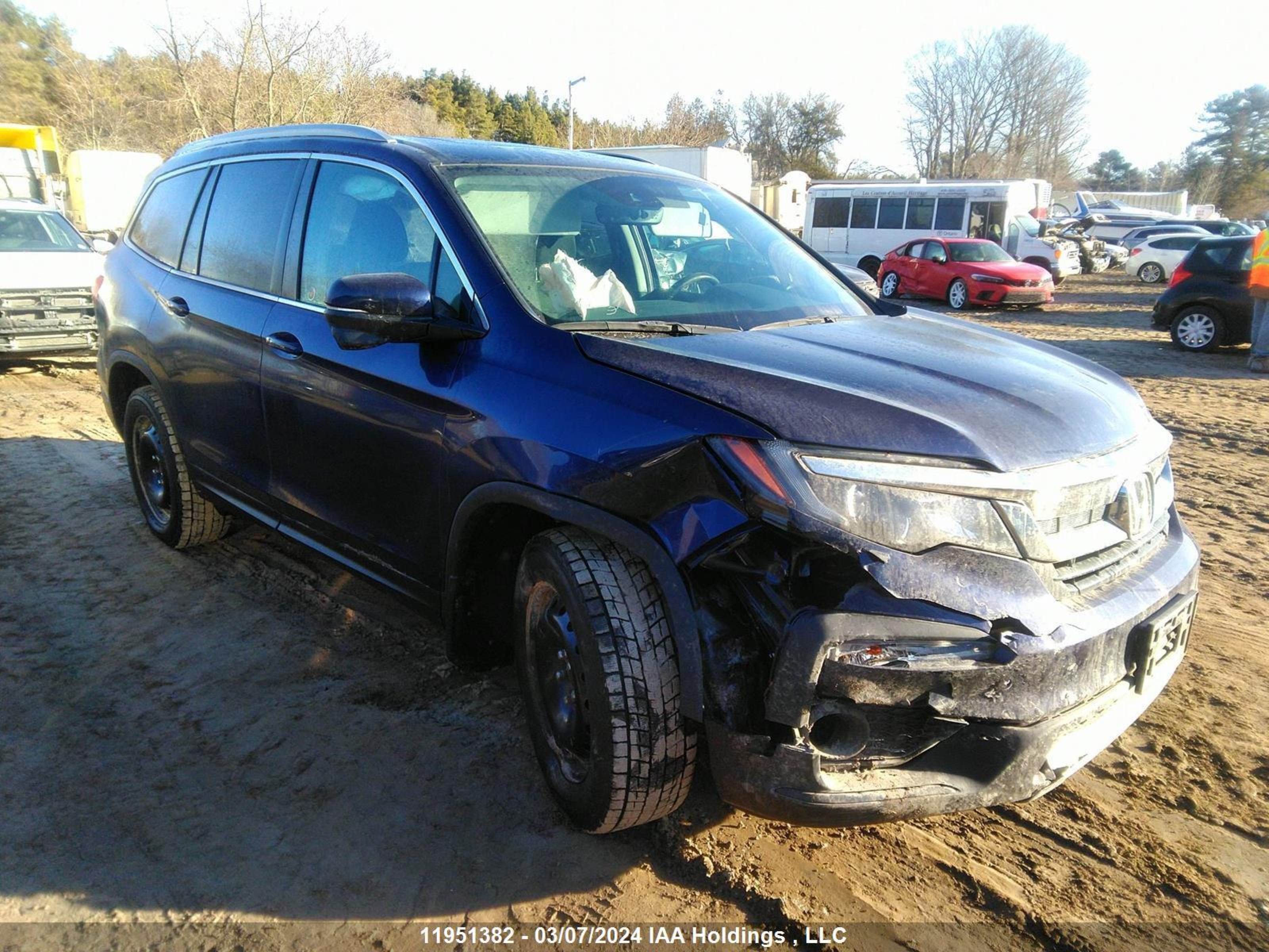 honda pilot 2019 5fnyf6h38kb502200