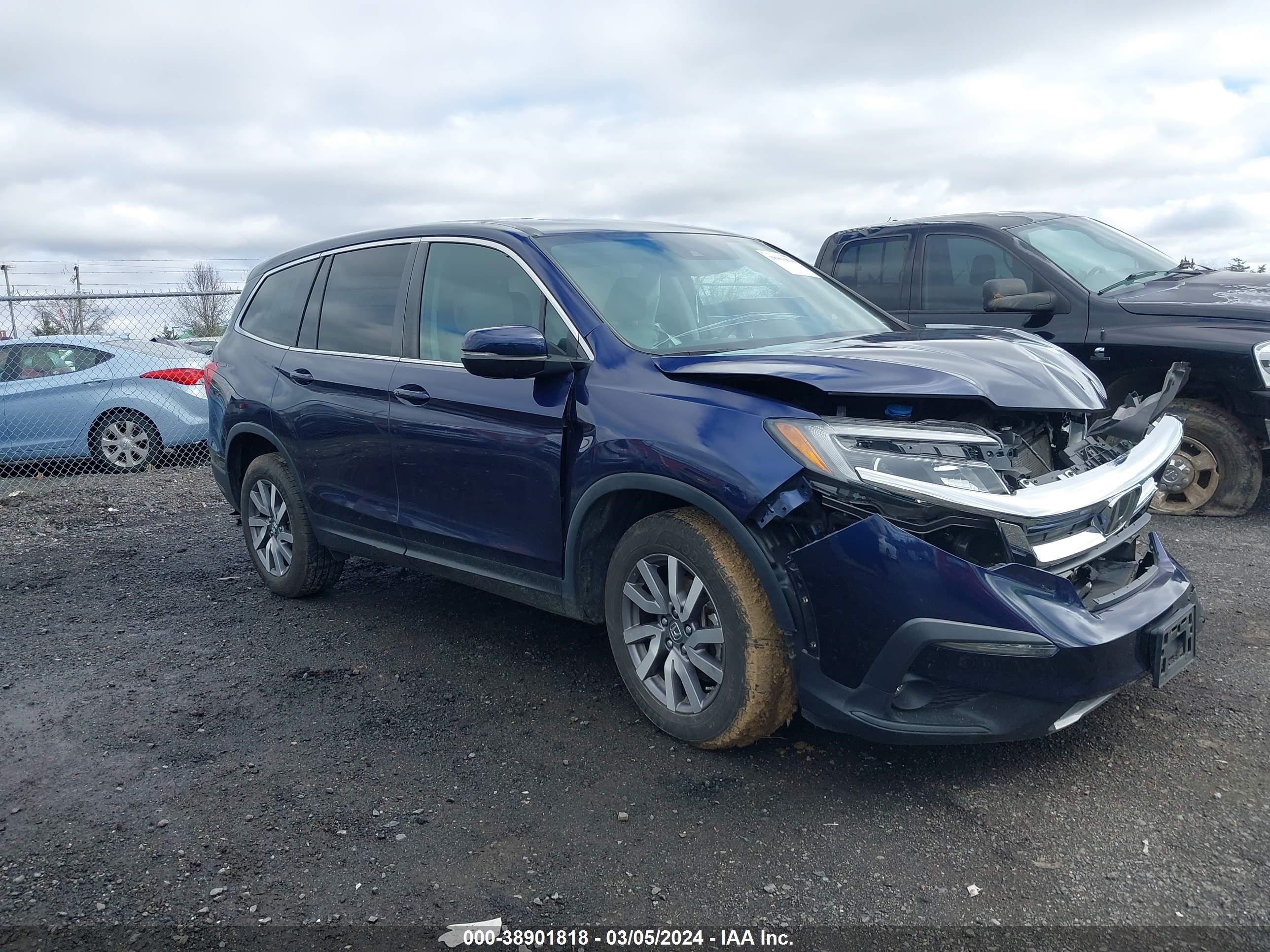 honda pilot 2019 5fnyf6h51kb038975