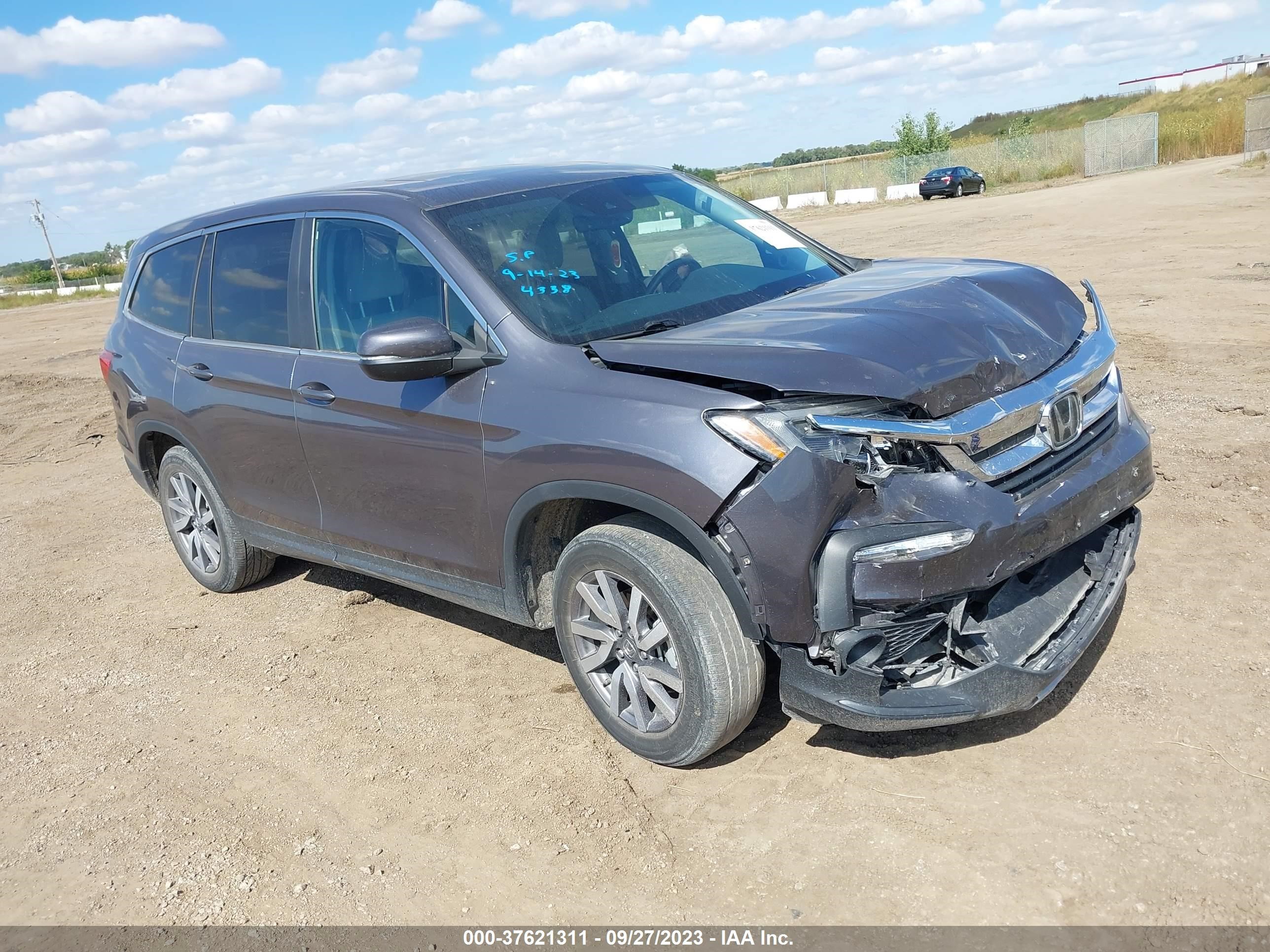 honda pilot 2021 5fnyf6h52mb038907