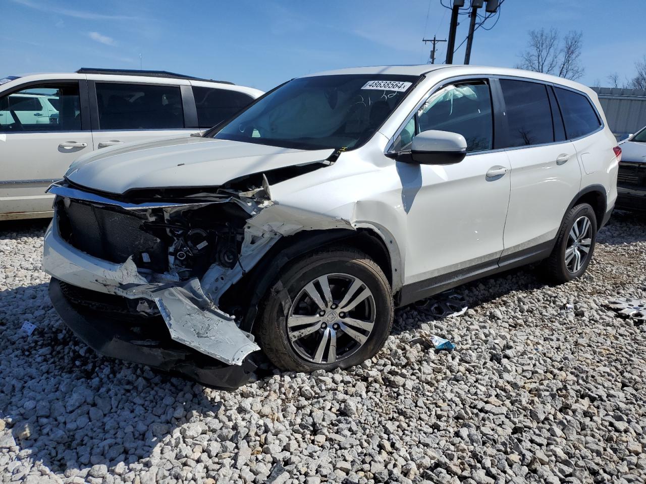 honda pilot 2016 5fnyf6h53gb062122