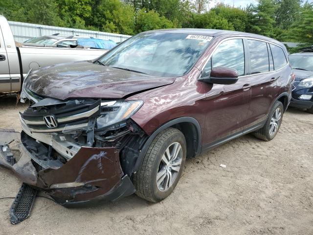 honda pilot exl 2016 5fnyf6h53gb120701