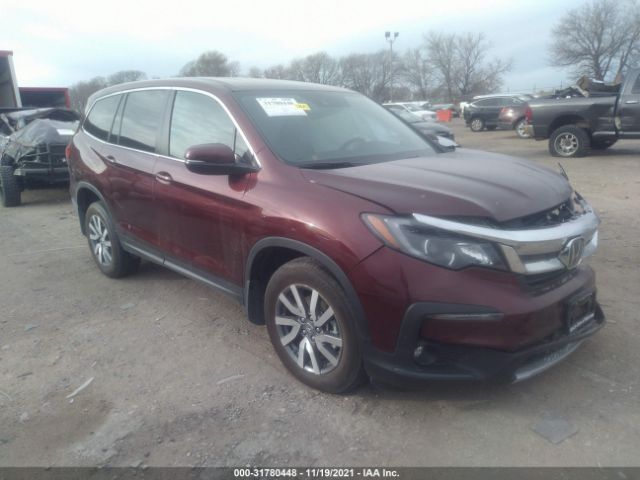 honda pilot 2021 5fnyf6h55mb098504