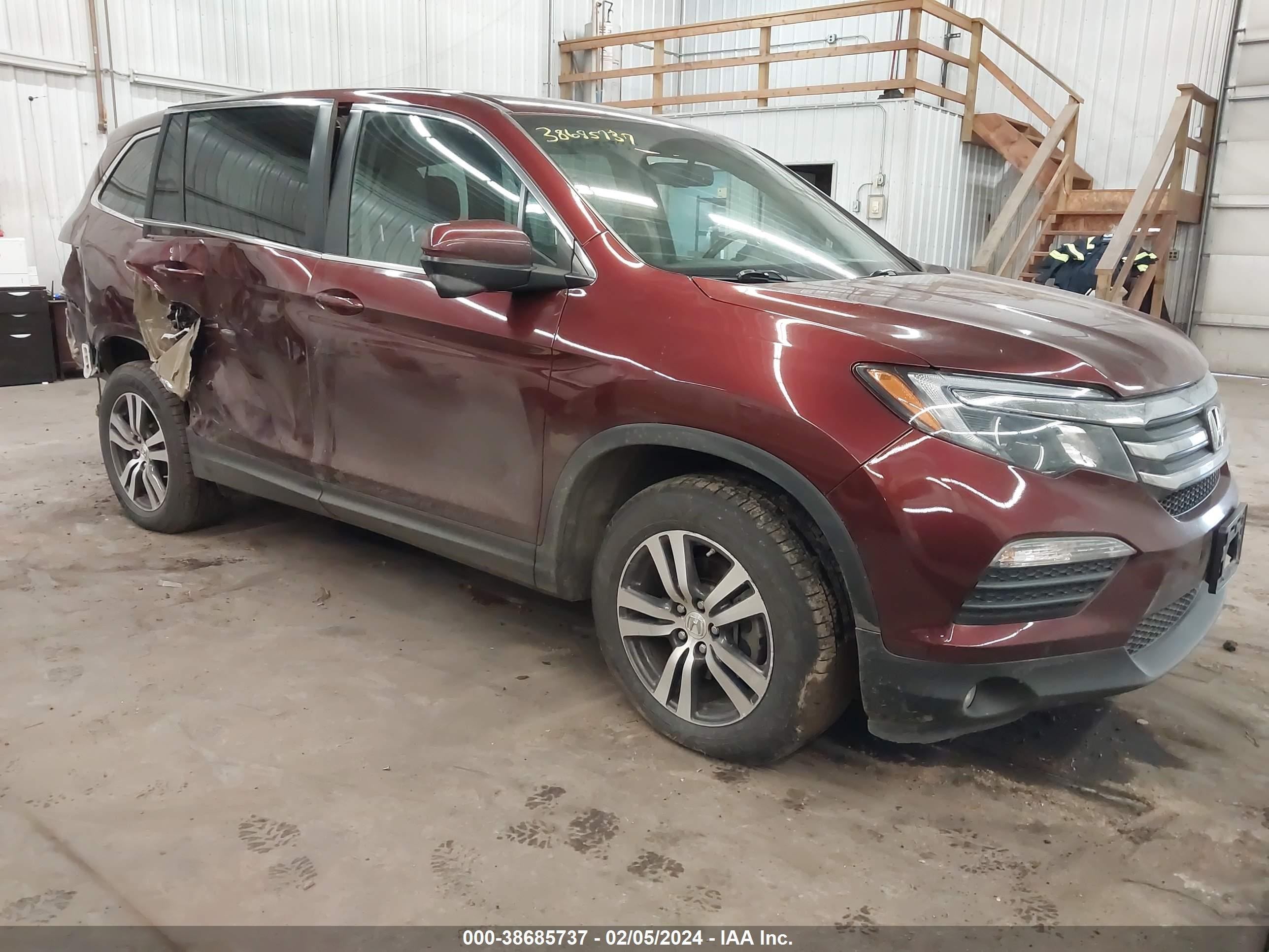 honda pilot 2018 5fnyf6h57jb039305