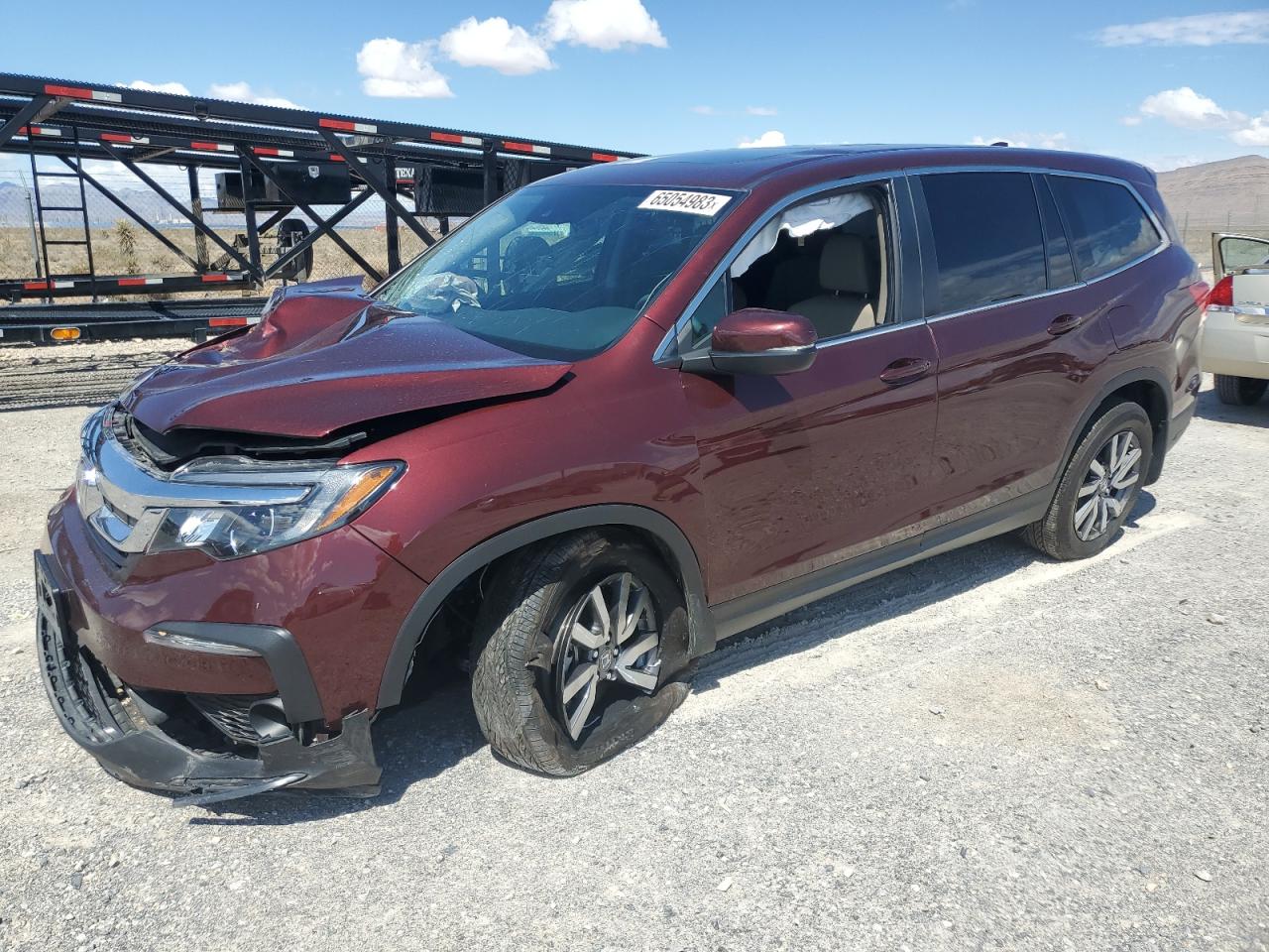 honda pilot 2021 5fnyf6h57mb083289