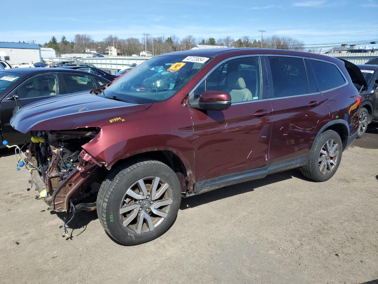 honda pilot 2019 5fnyf6h58kb036821