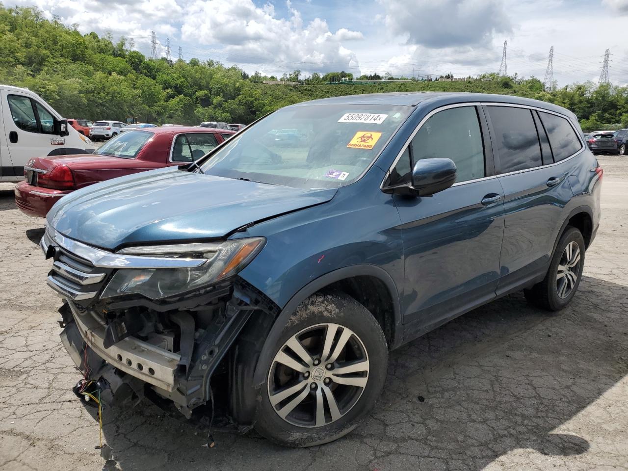 honda pilot 2017 5fnyf6h74hb002272