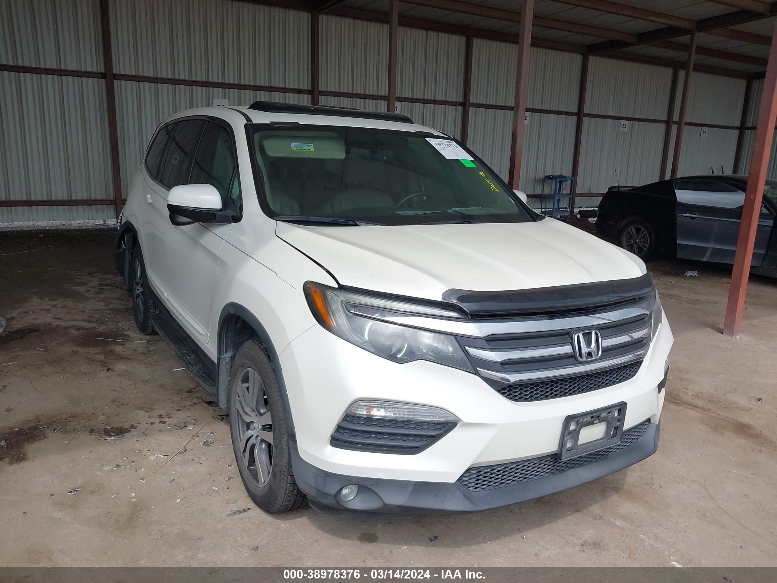 honda pilot 2016 5fnyf6h79gb120302