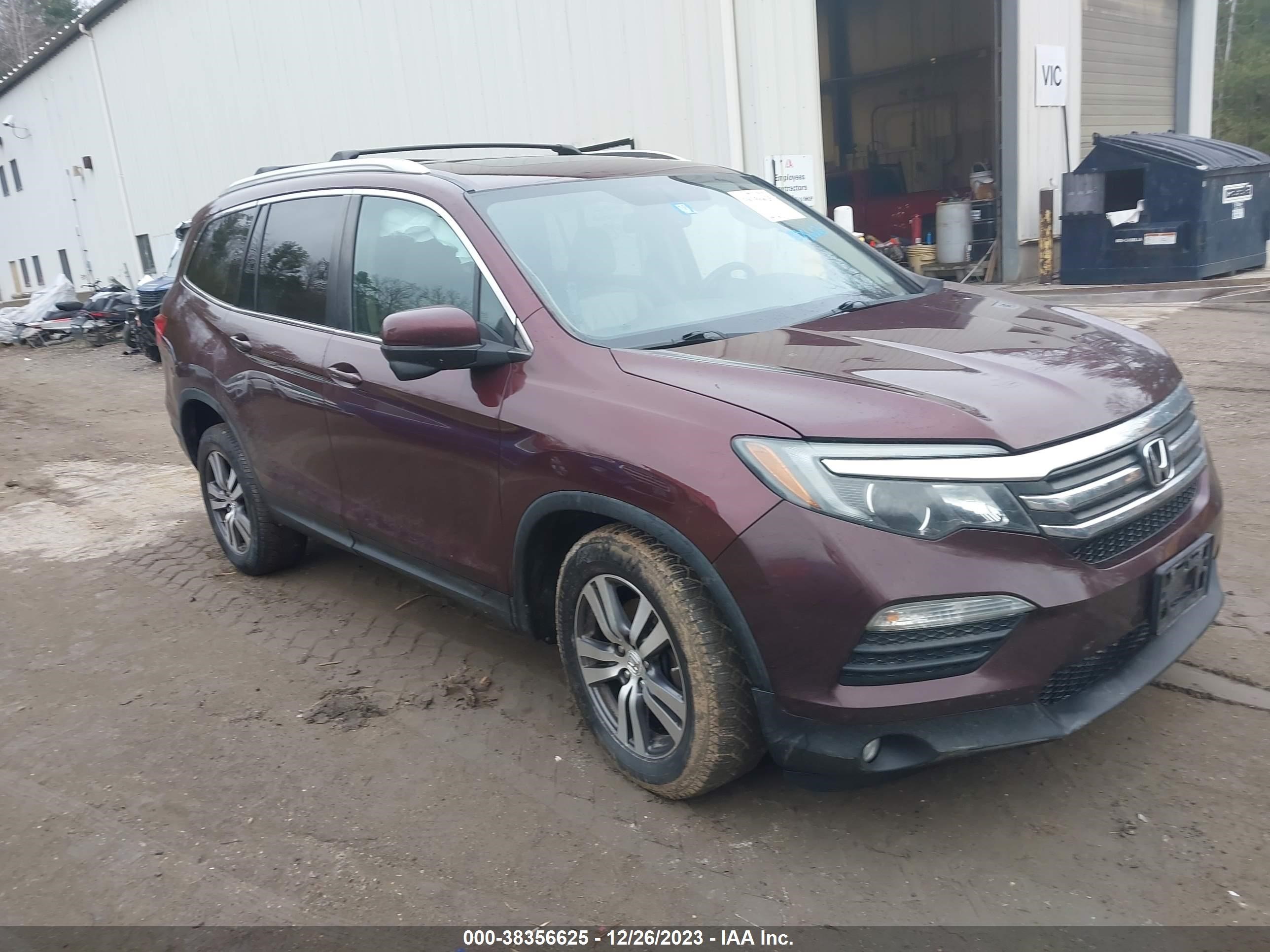 honda pilot 2016 5fnyf6h80gb094942