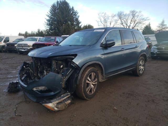 honda pilot exl 2016 5fnyf6h85gb022375