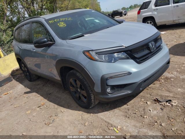 honda pilot 2022 5fnyf6h85nb035821