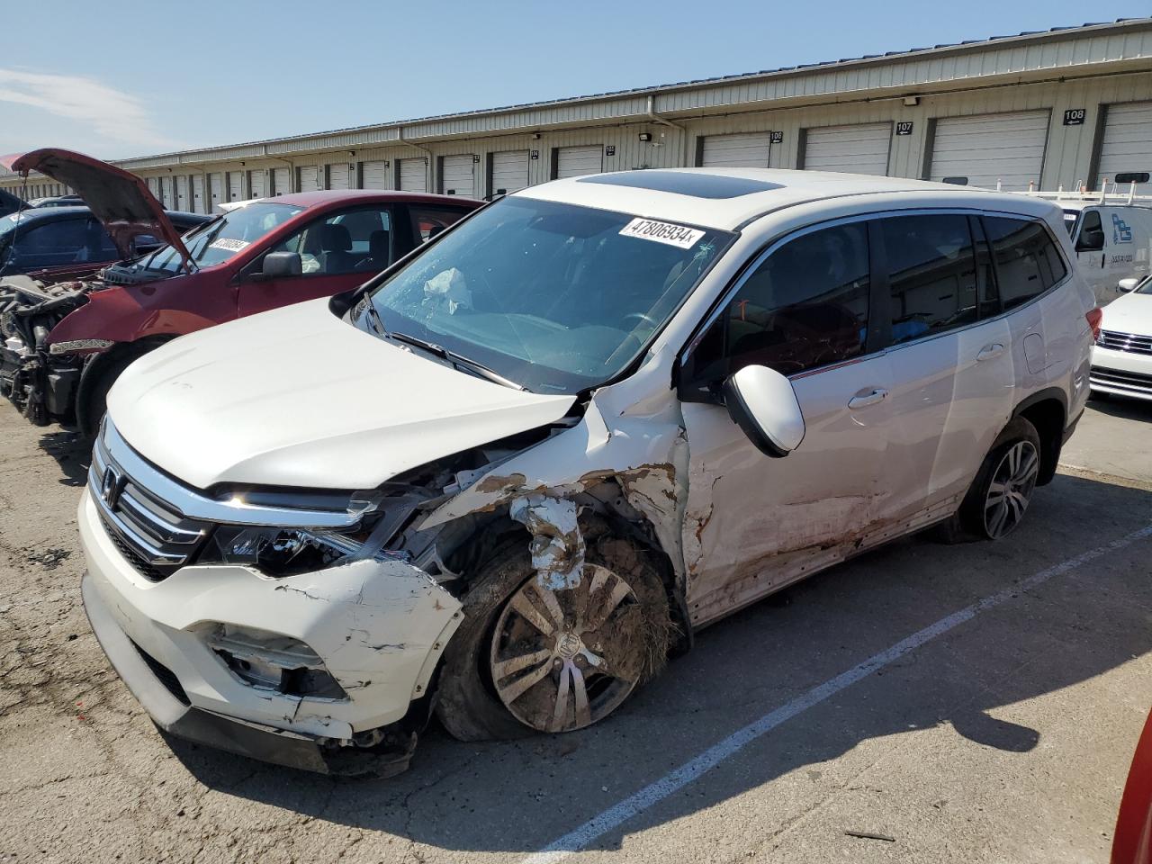 honda pilot 2017 5fnyf6h87hb063169