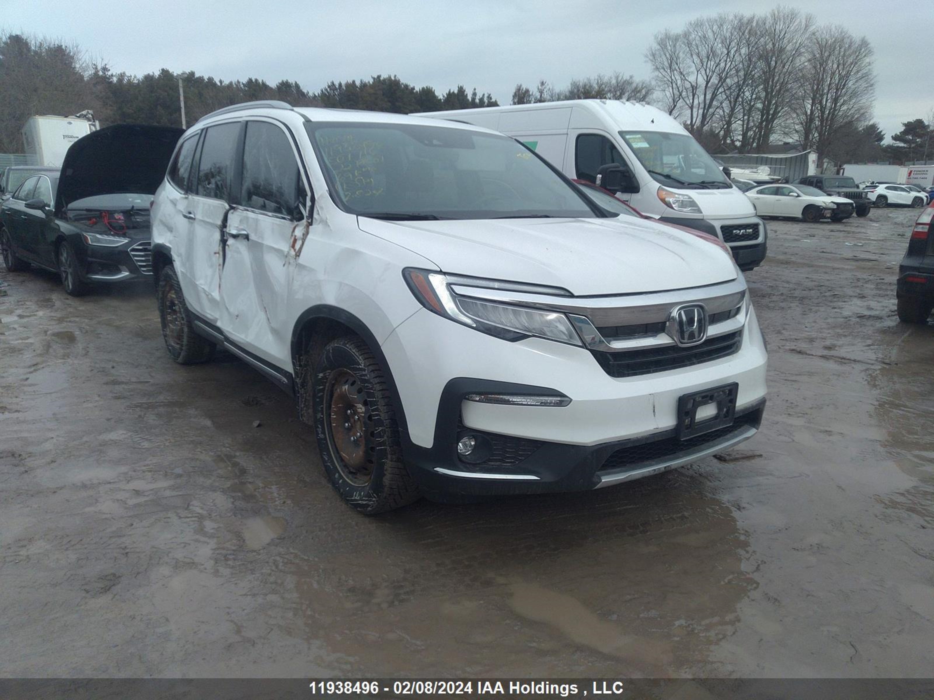 honda pilot 2022 5fnyf6h91nb507716