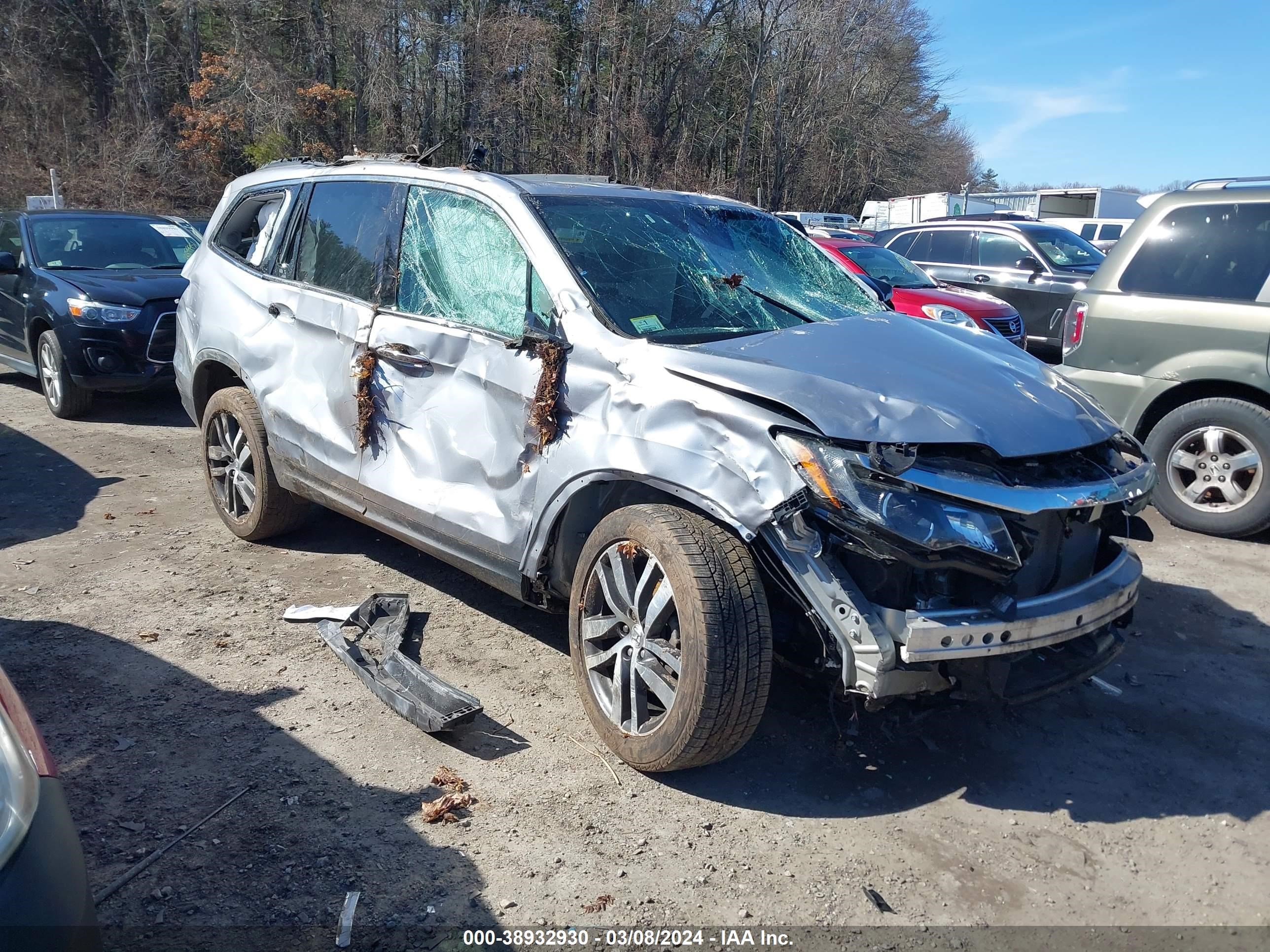 honda pilot 2018 5fnyf6h92jb039991