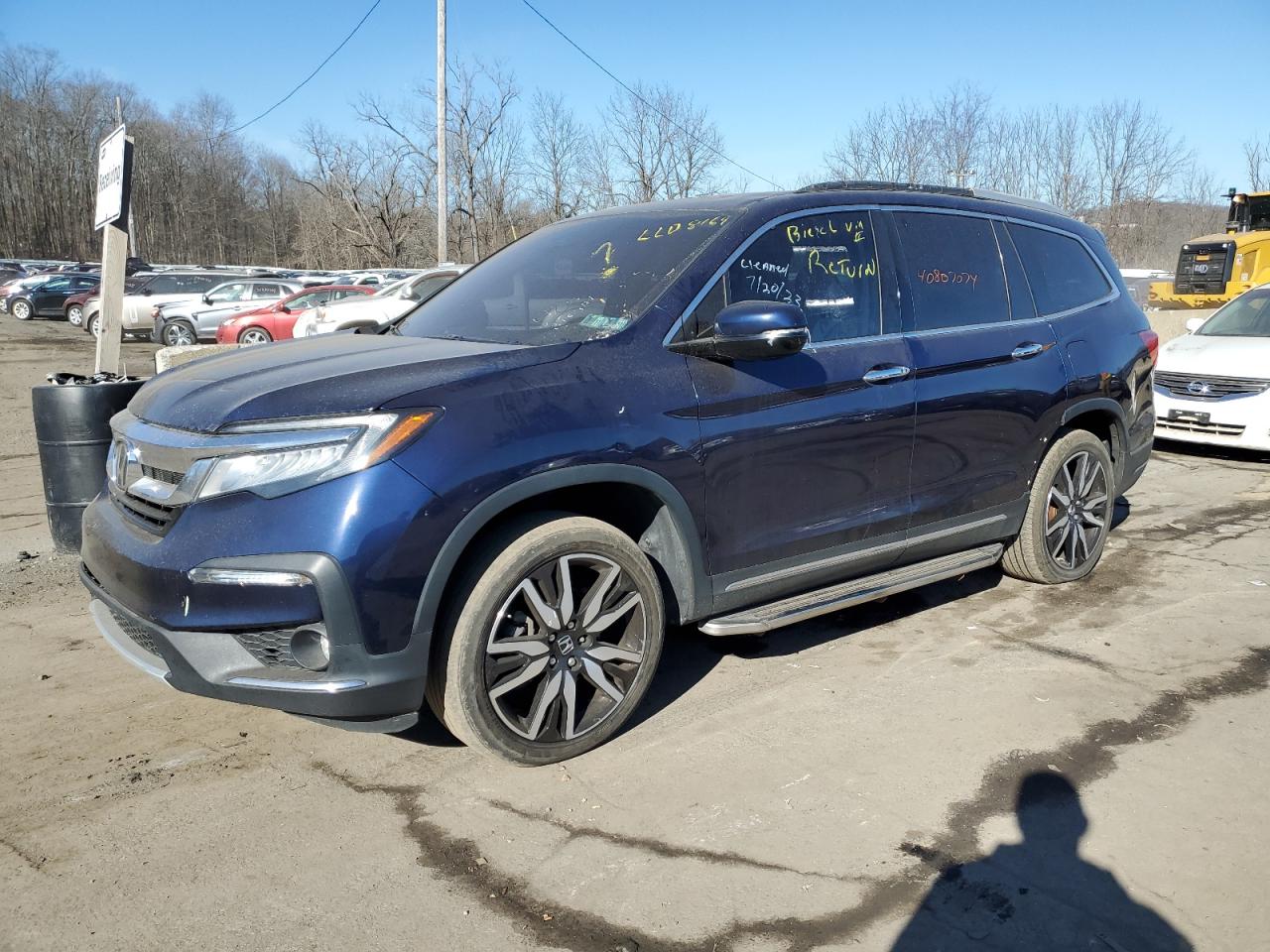 honda pilot 2021 5fnyf6h96mb003273