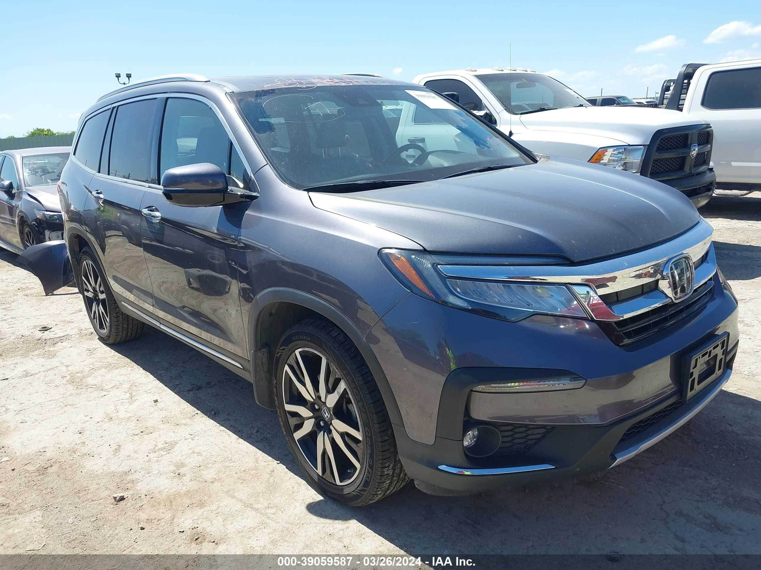 honda pilot 2021 5fnyf6h99mb083703