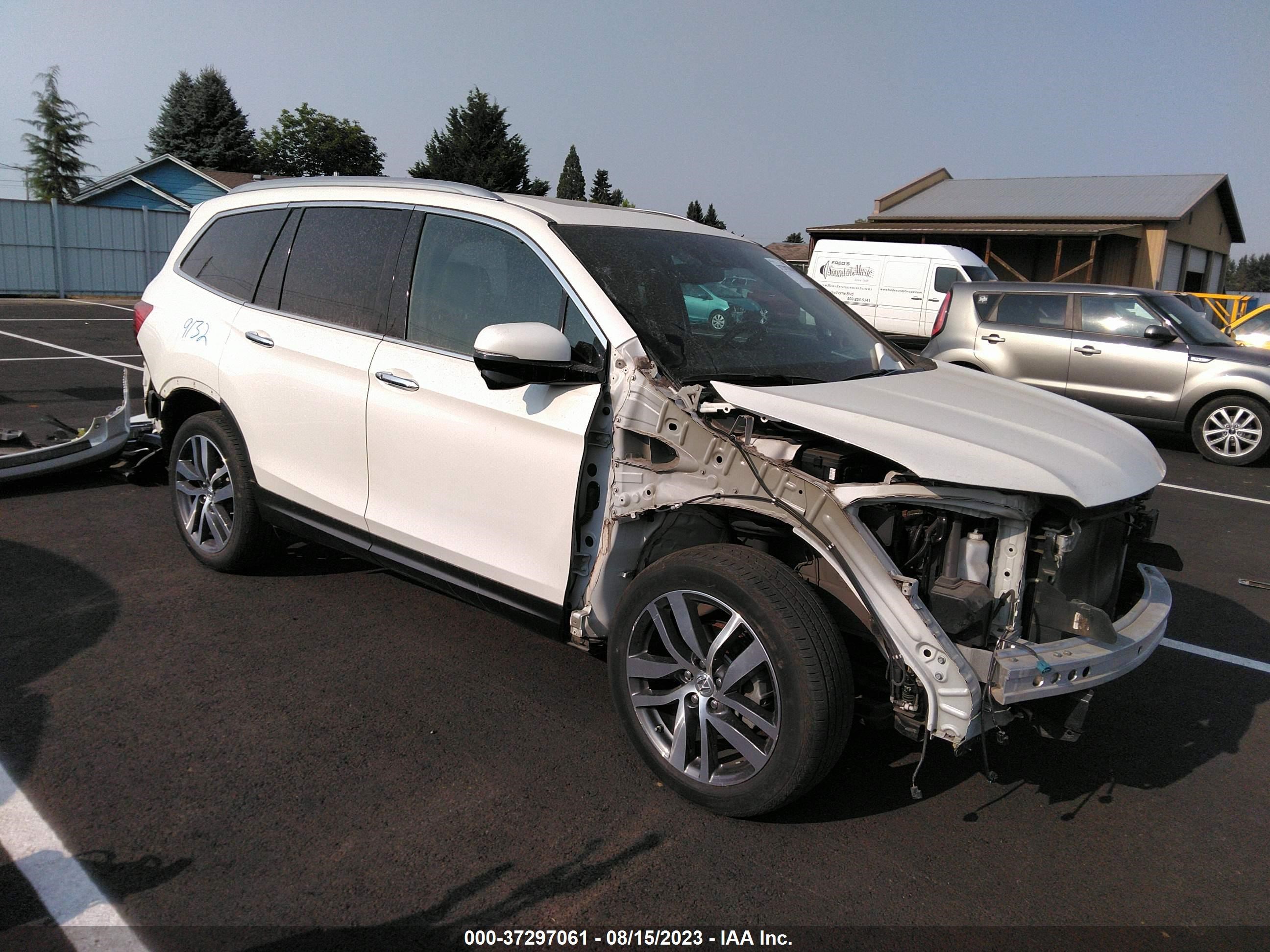 honda pilot 2016 5fnyf6h9xgb068311