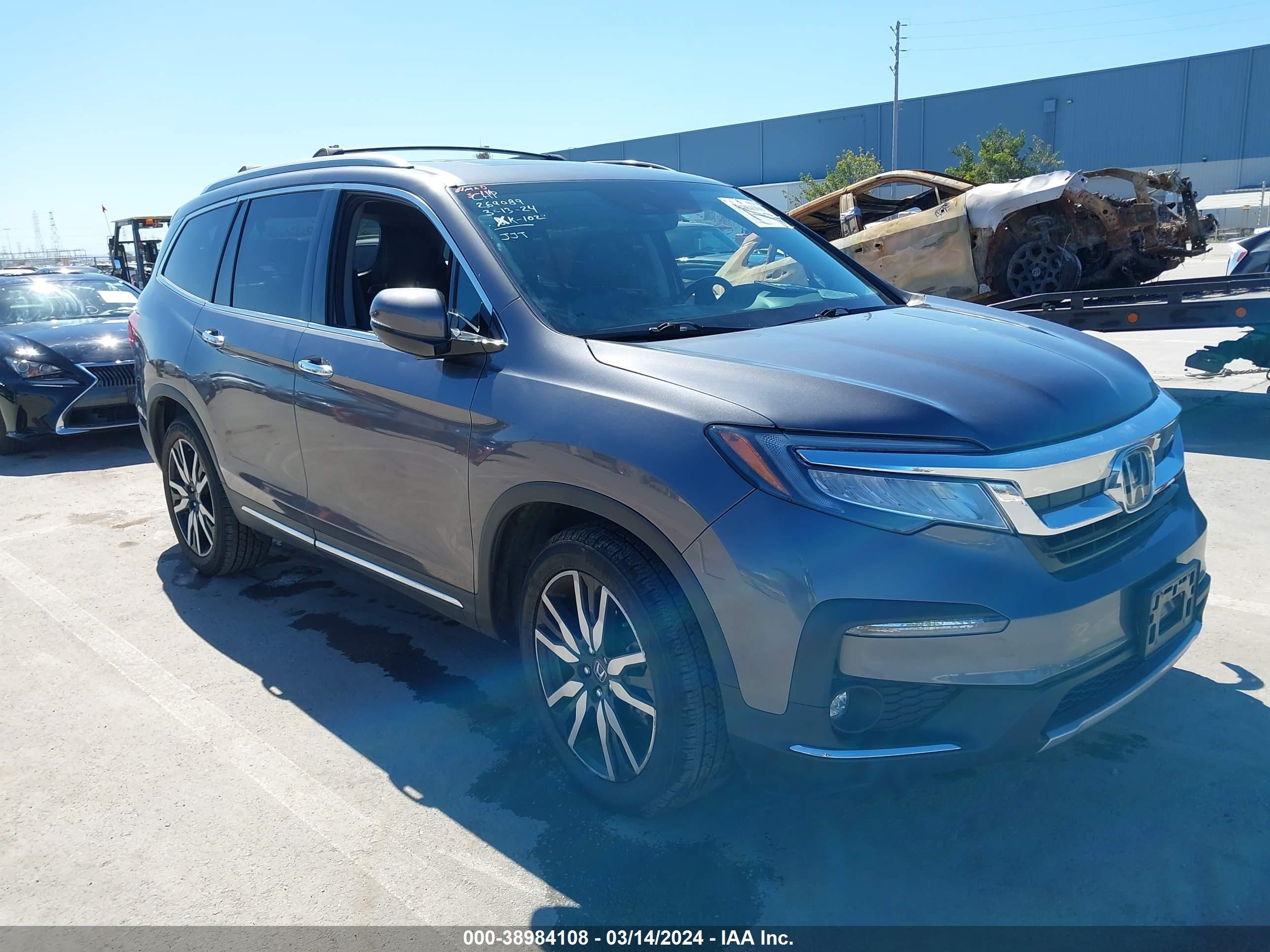 honda pilot 2020 5fnyf6h9xlb011472