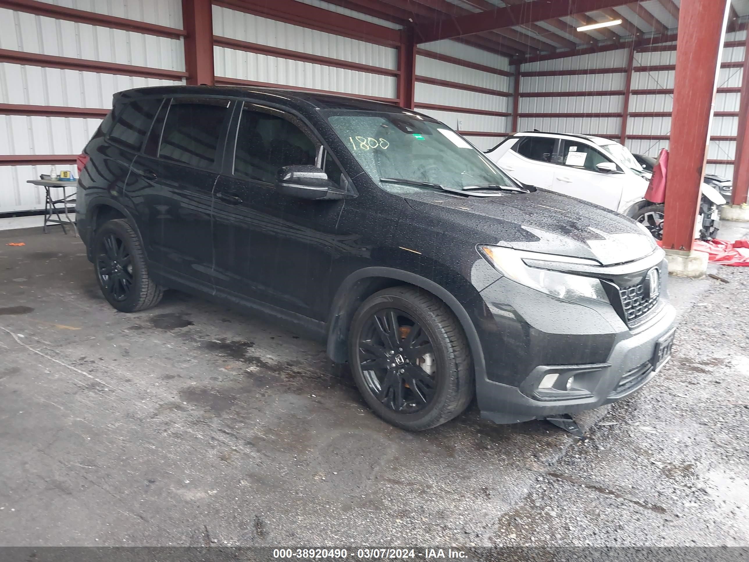 honda passport 2019 5fnyf7h23kb009800