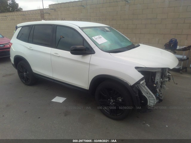 honda passport 2019 5fnyf7h2xkb006361