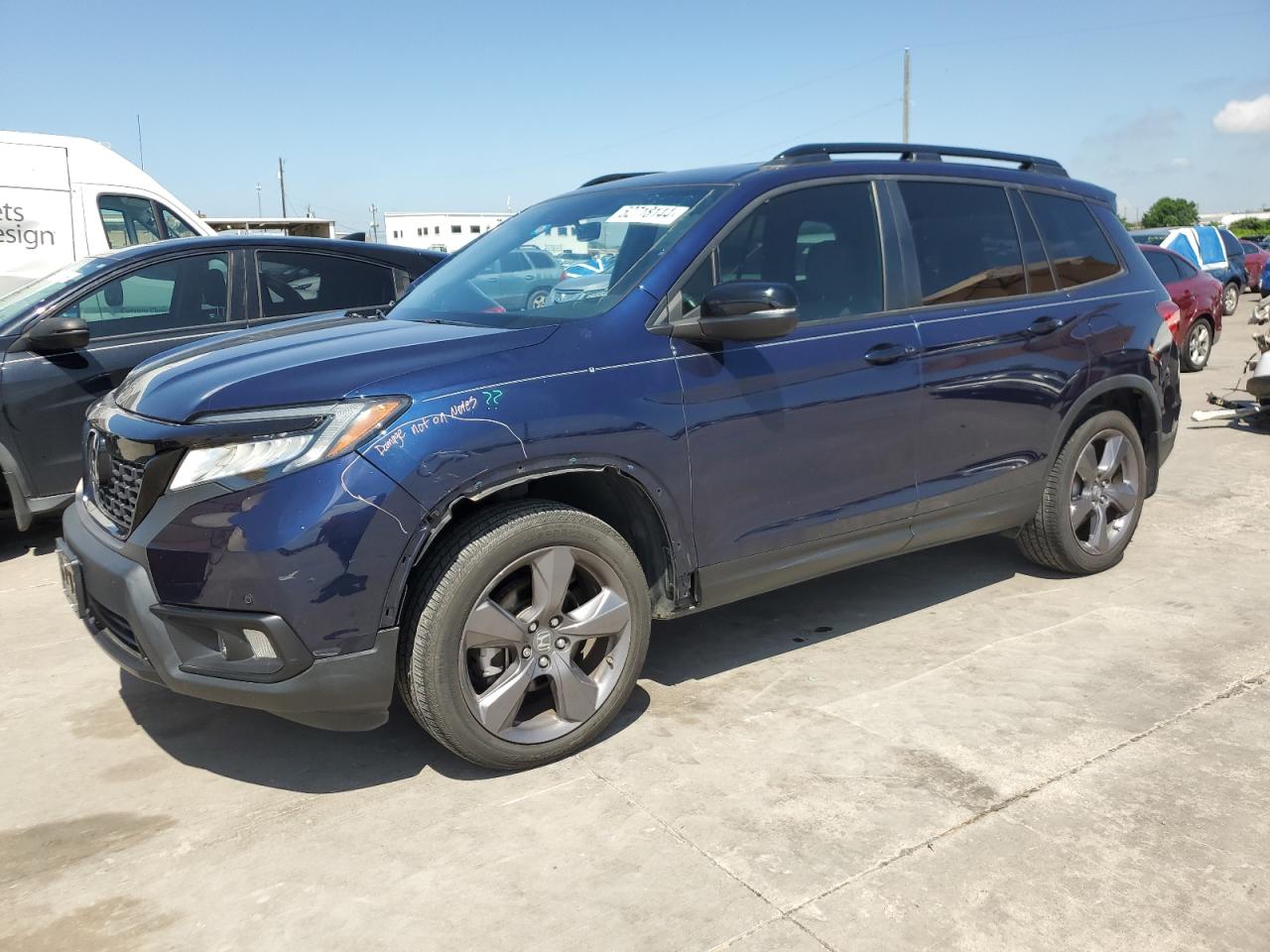 honda passport 2020 5fnyf7h93lb000741