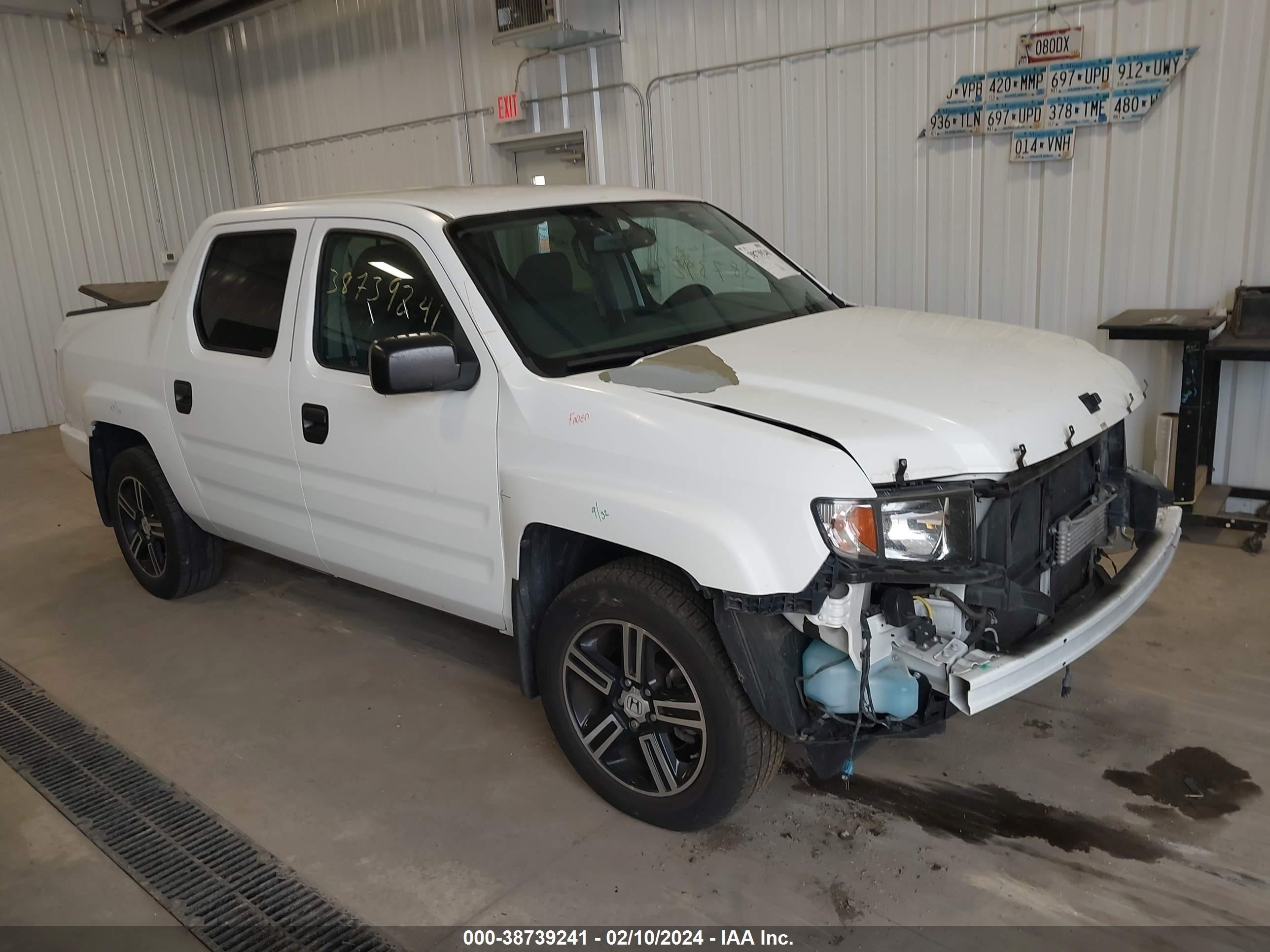 honda ridgeline 2013 5fpyk1f72db001950