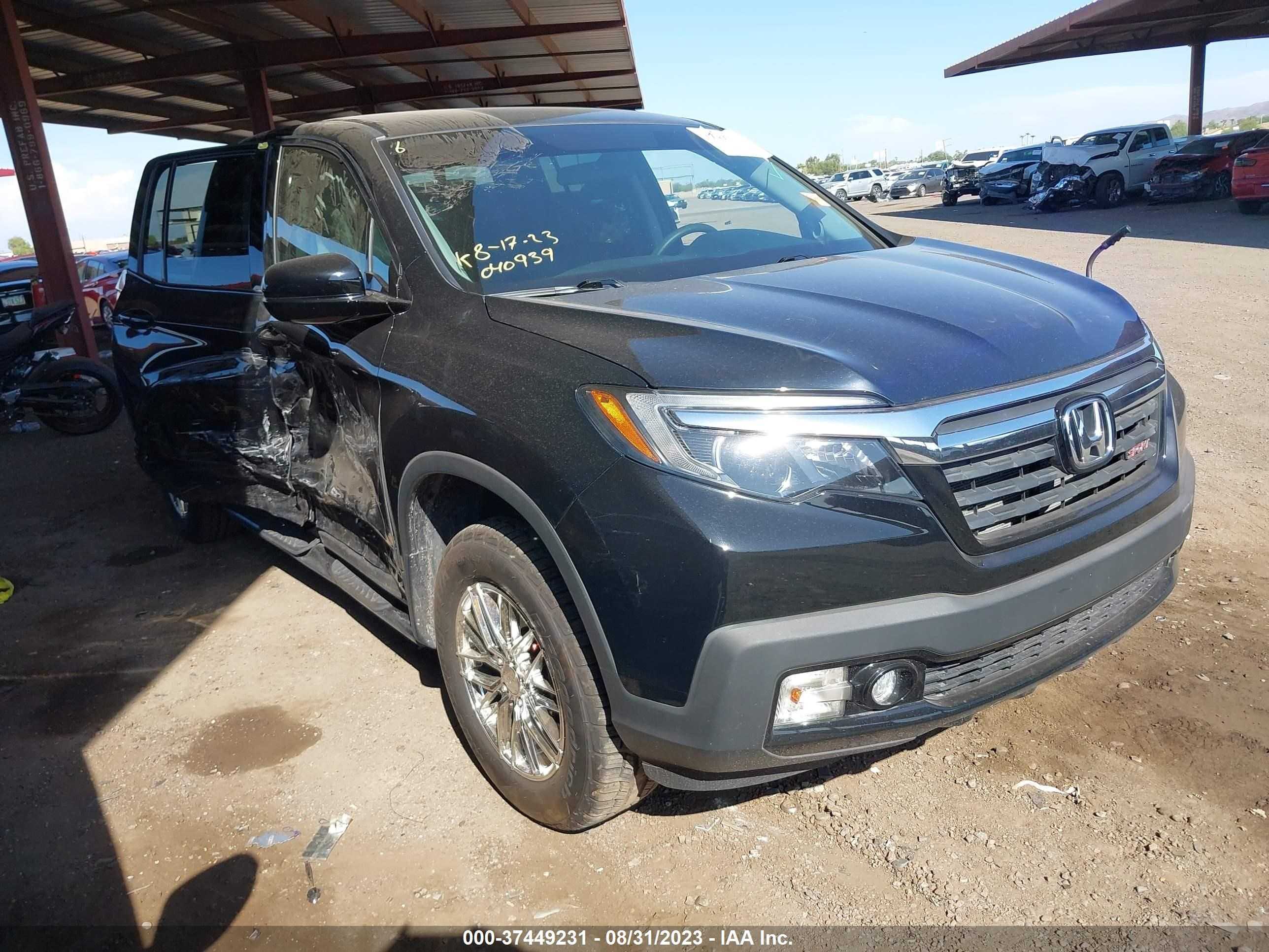 honda ridgeline 2019 5fpyk3f15kb040939