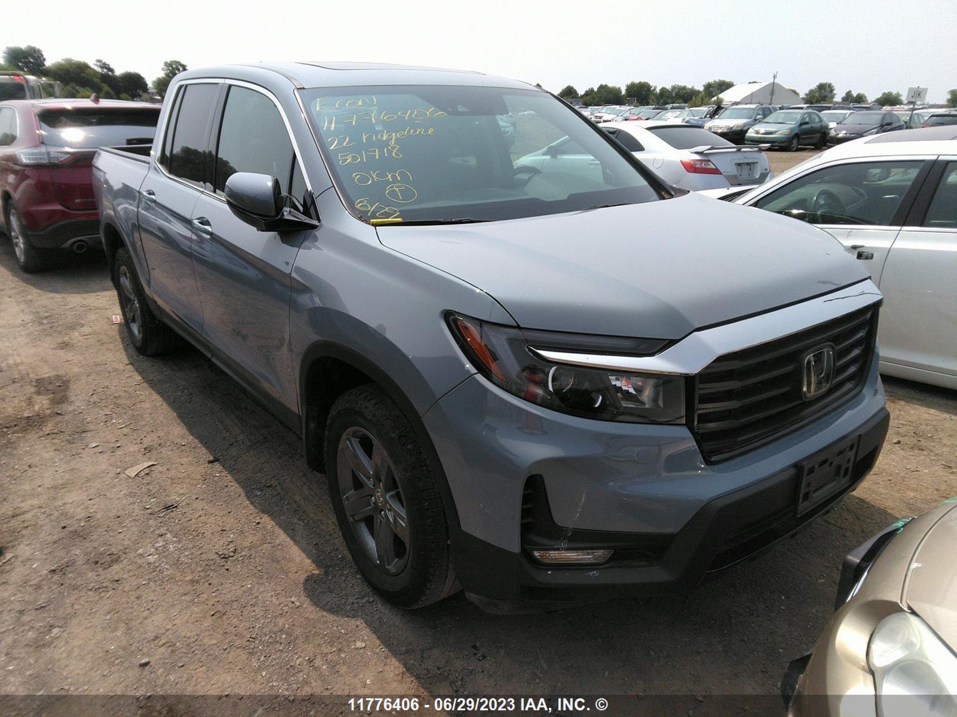 honda ridgeline 2022 5fpyk3f74nb501718