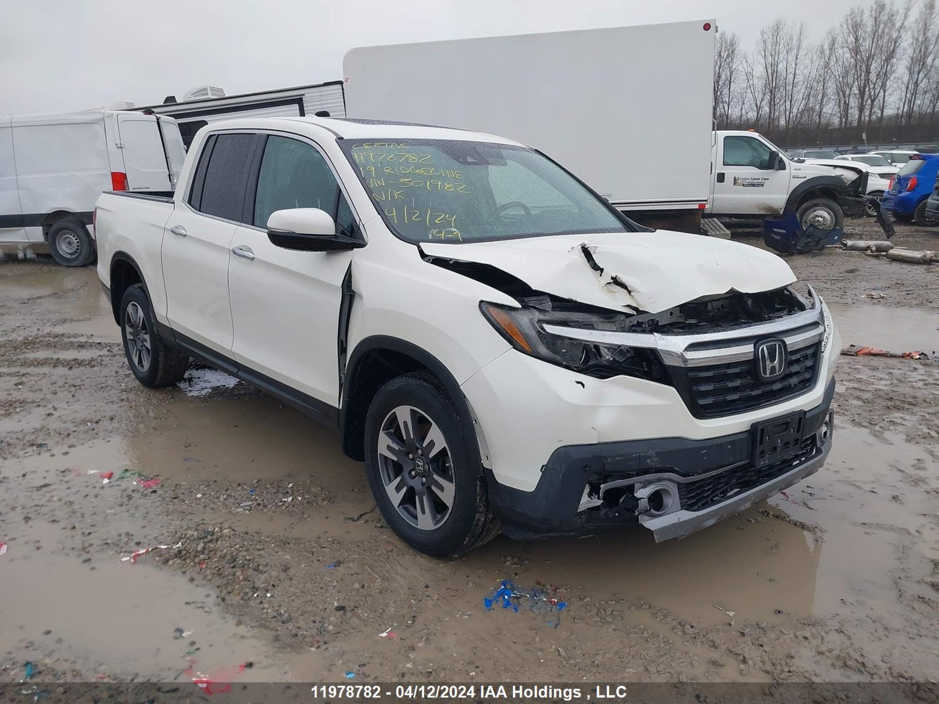 honda ridgeline 2019 5fpyk3f75kb501982